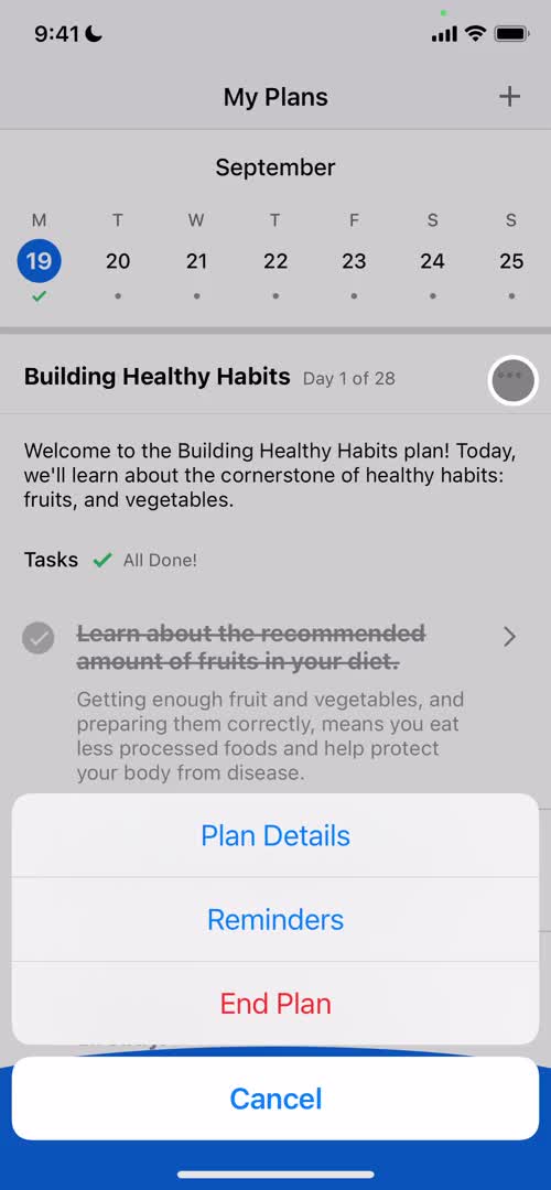 Selecting a plan on MyFitnessPal video thumbnail