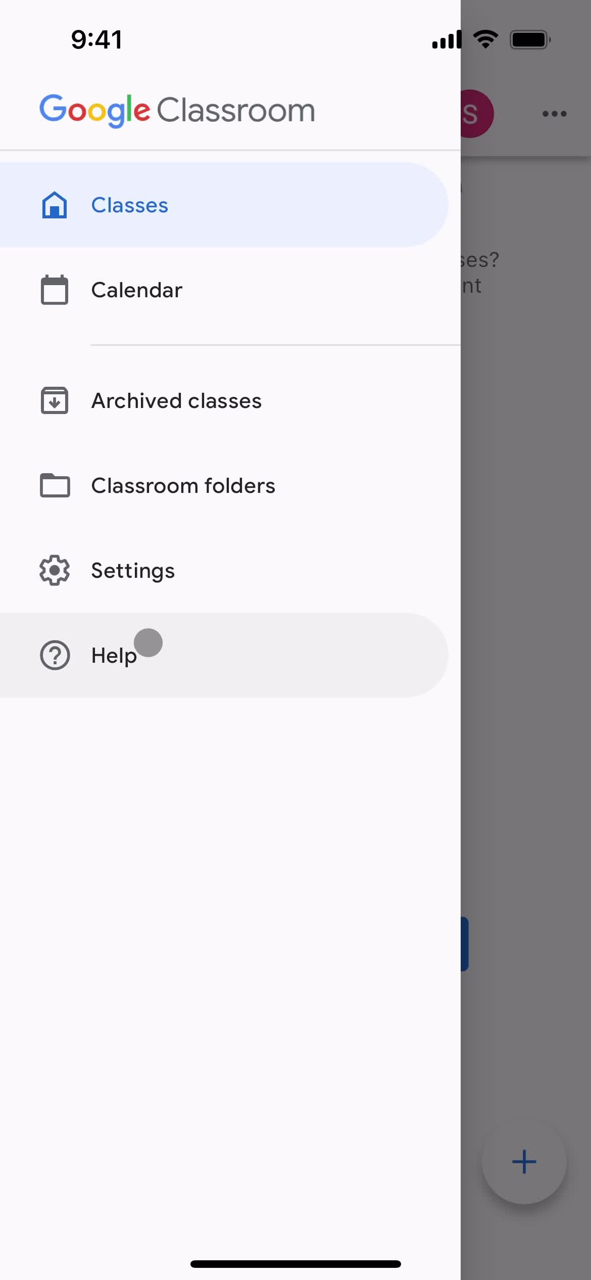 Help center on Google Classroom video thumbnail