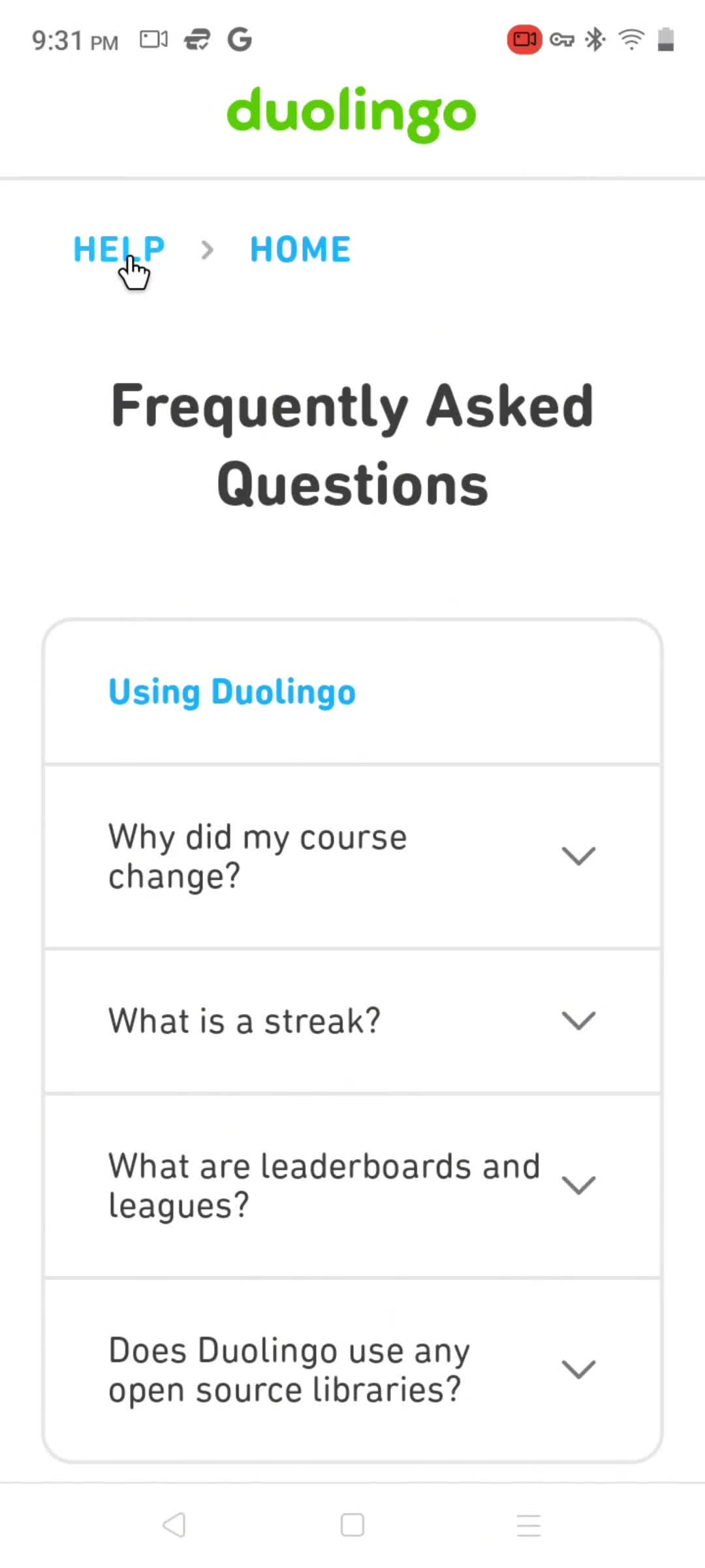 Help center on Duolingo video thumbnail