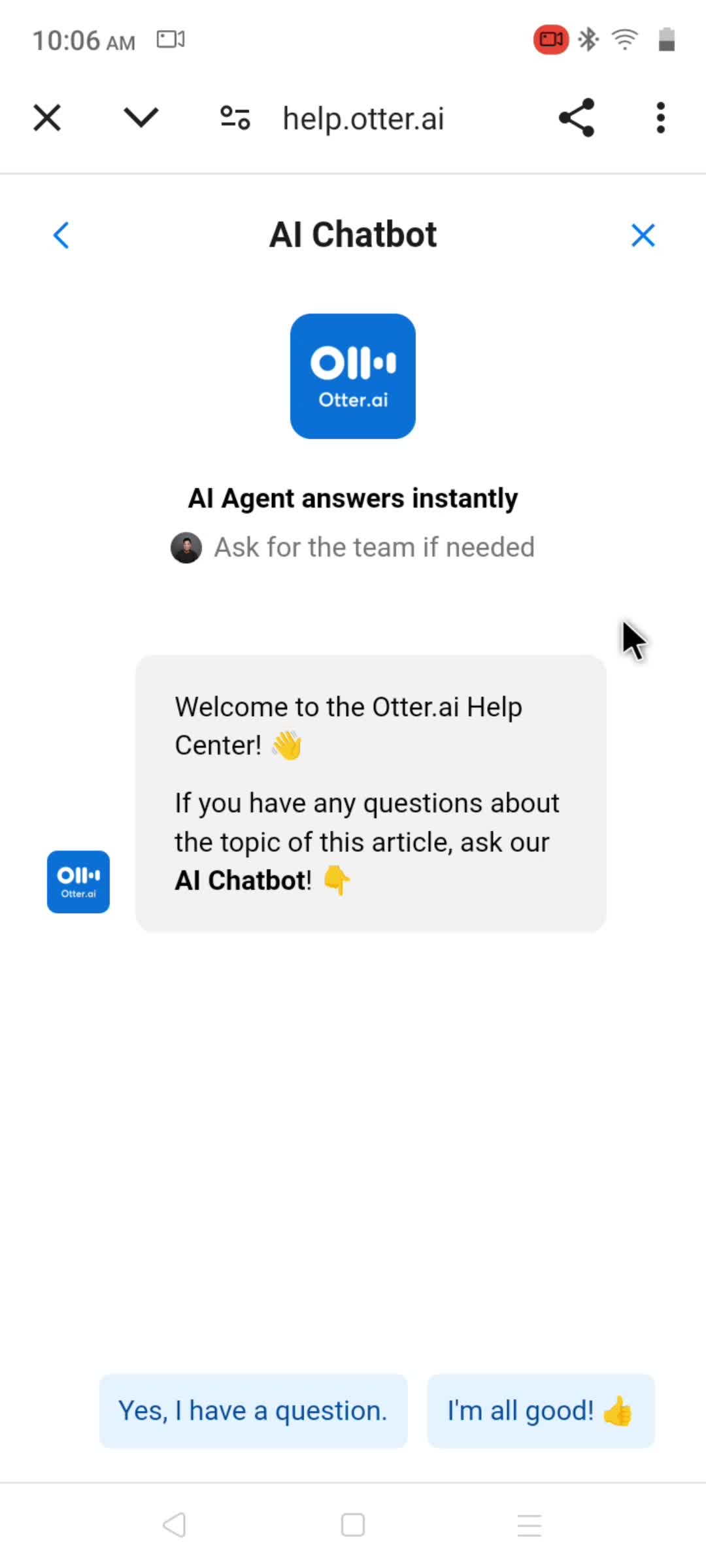 Help center on Otter.ai video thumbnail