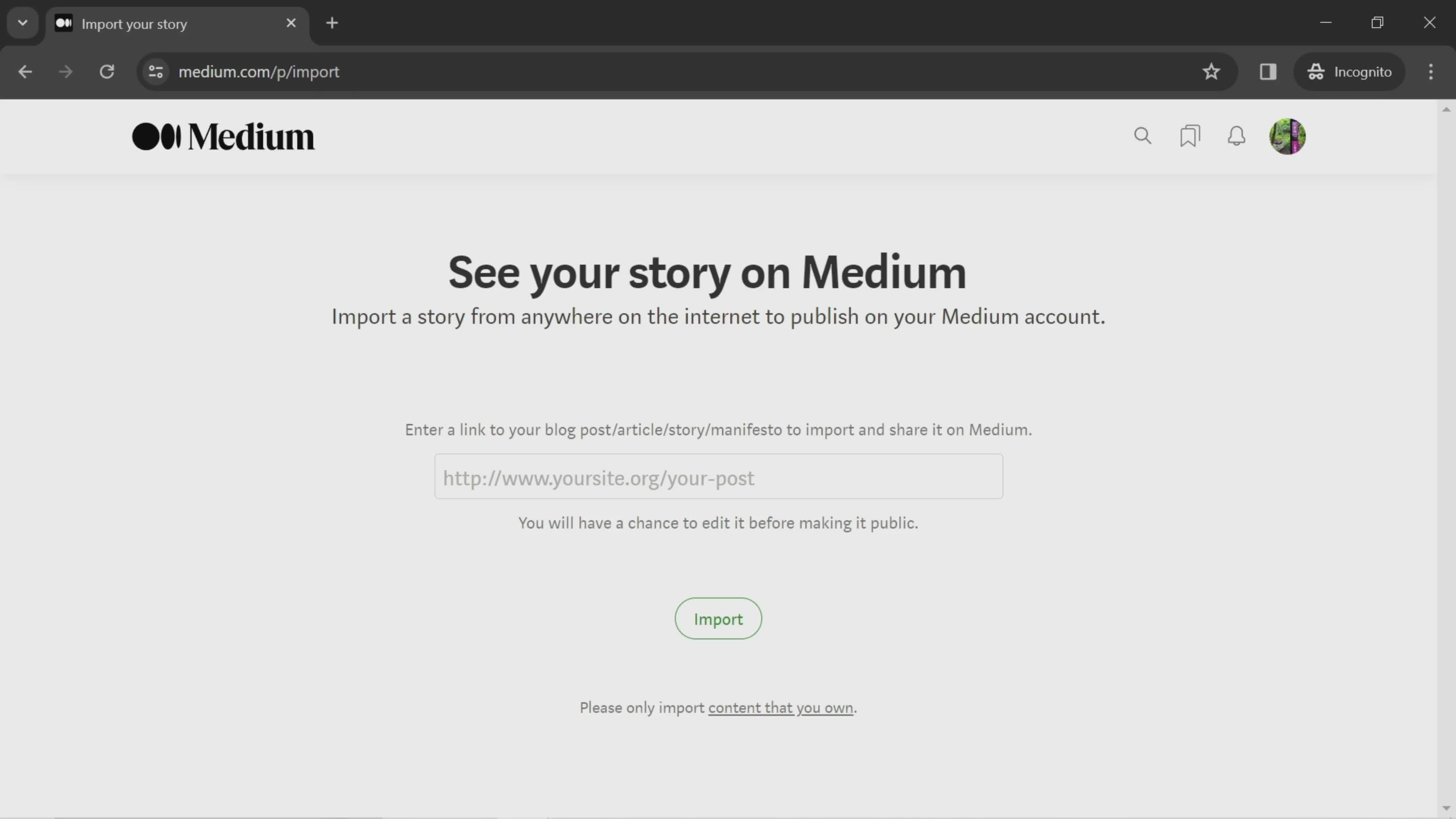 Importing a story on Medium video thumbnail