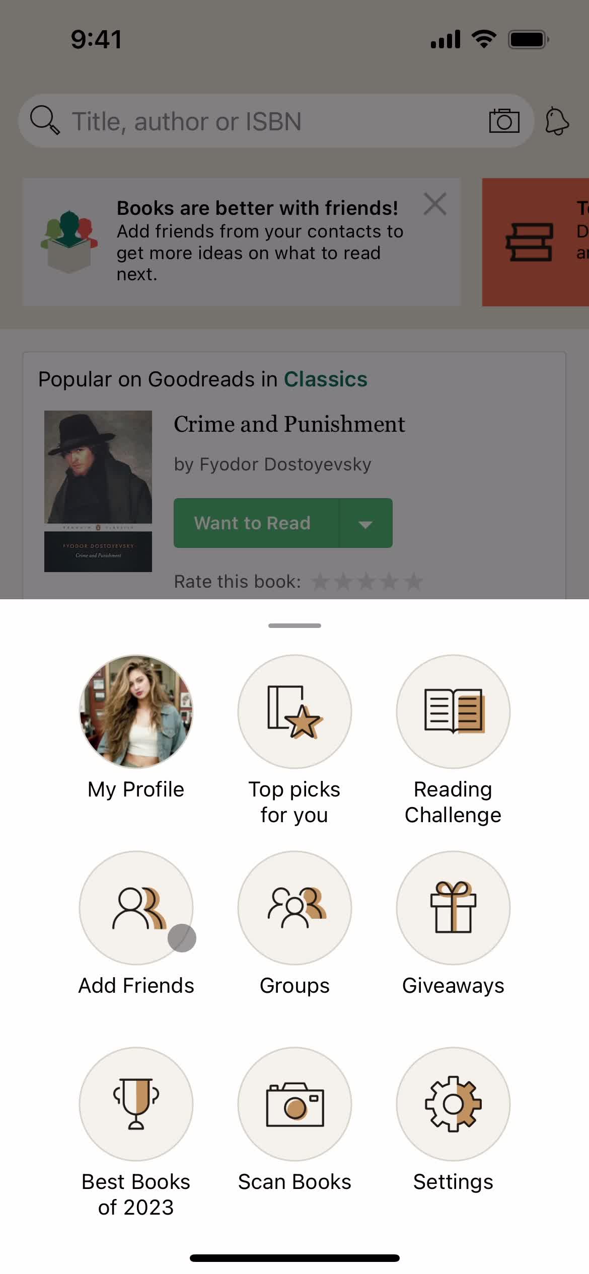 Inviting people on Goodreads video thumbnail