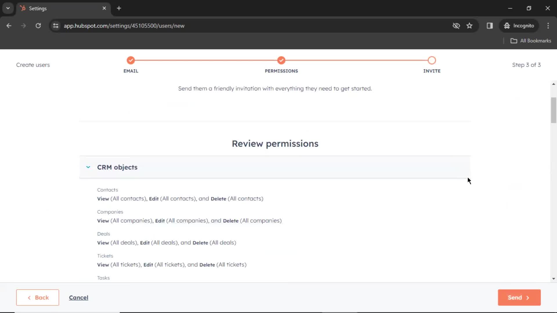 Inviting people on HubSpot CRM video thumbnail