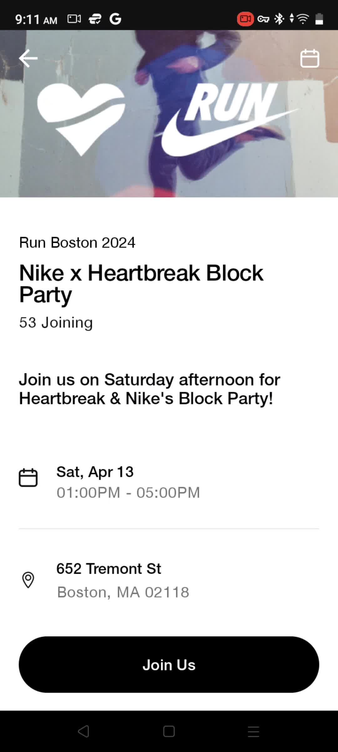 Joining an event on Nike Run Club video thumbnail