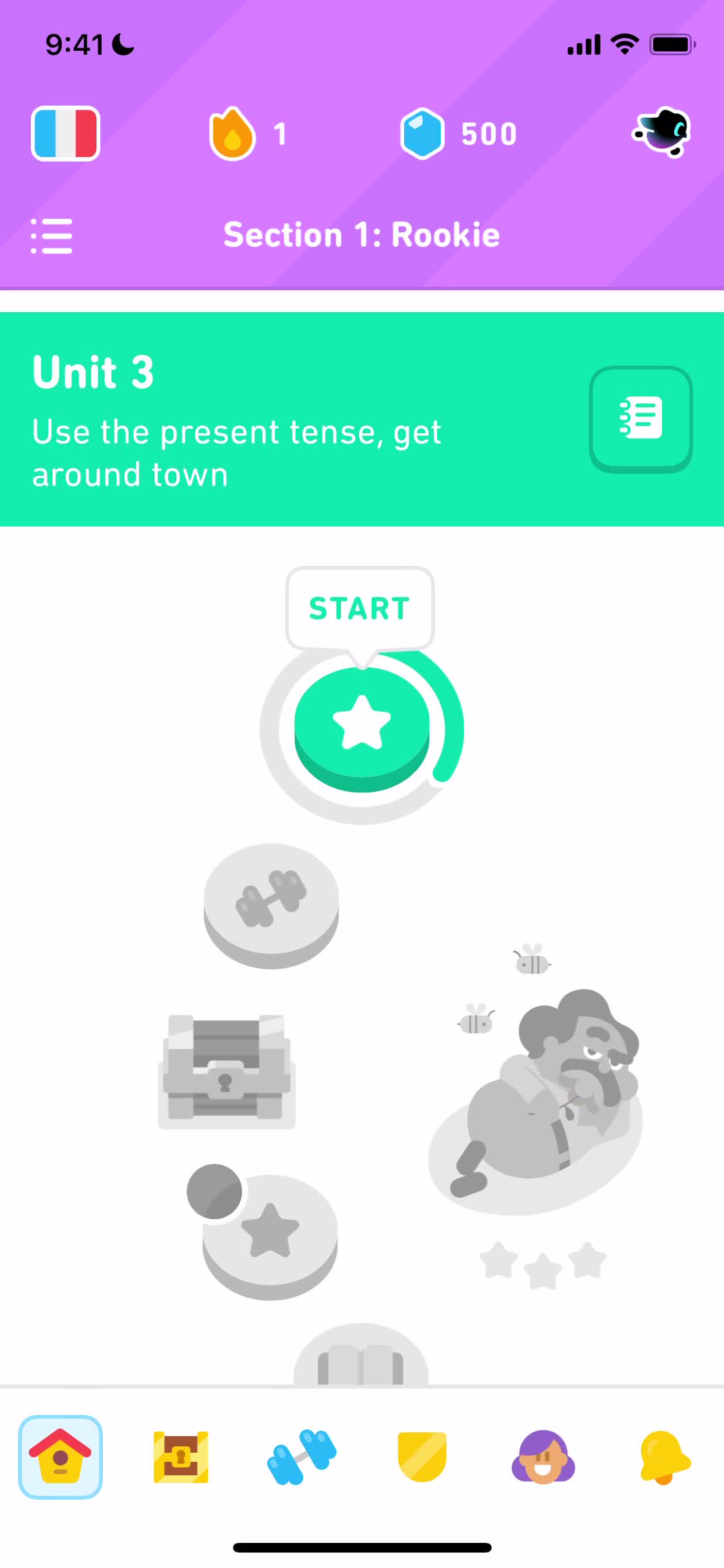 Learning screenshot