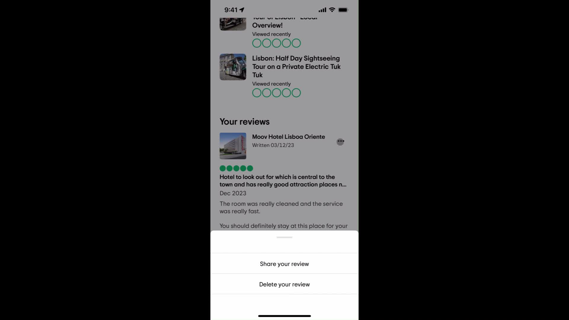 Leaving a review on Tripadvisor video thumbnail