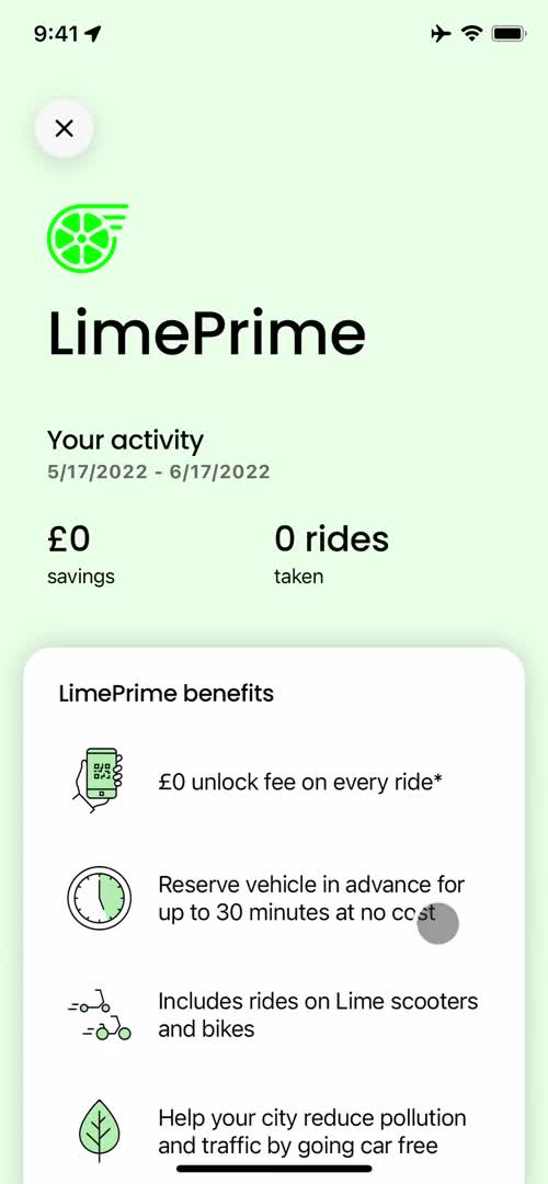 Upgrading your account on Lime video thumbnail