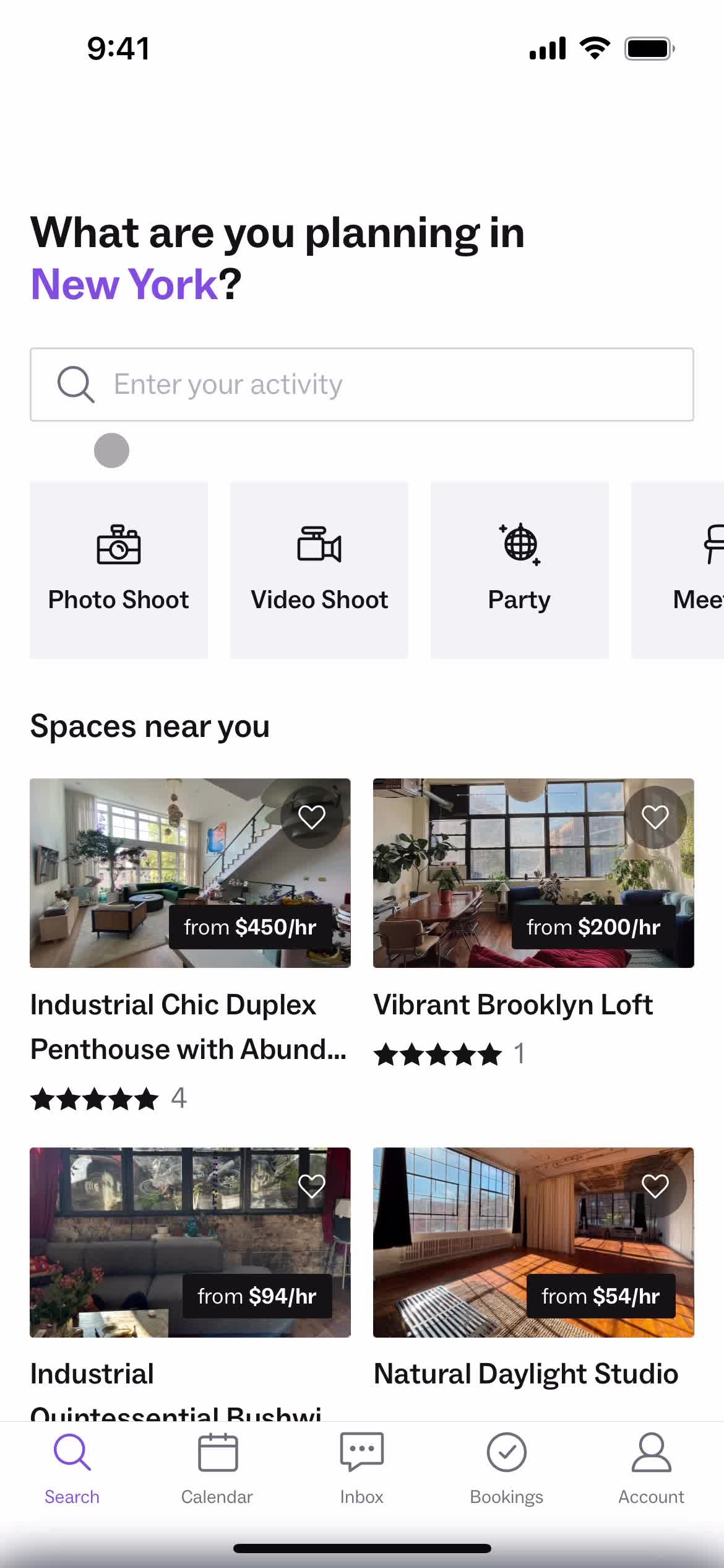 Listing a property screenshot