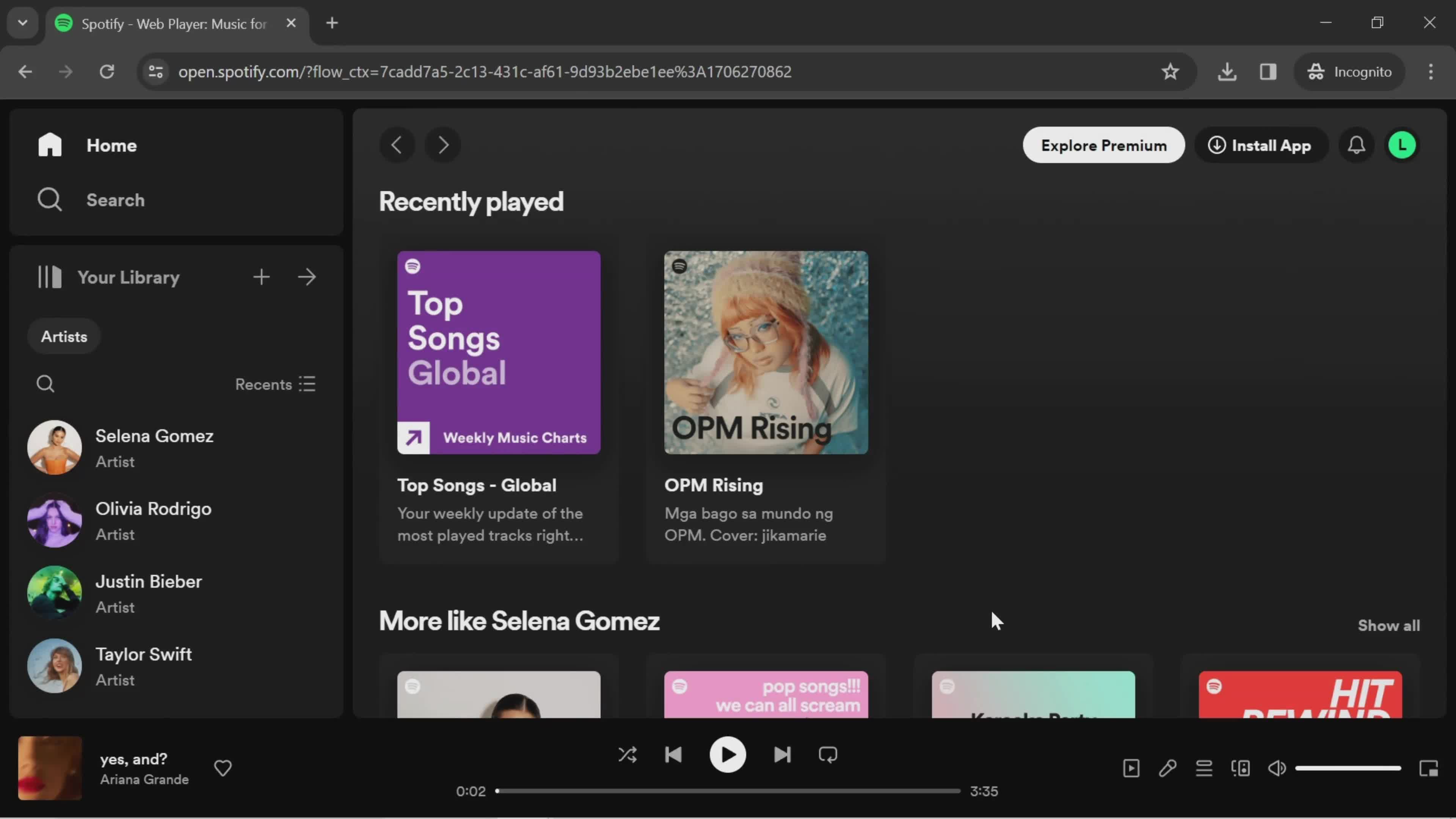 Logging in on Spotify video thumbnail