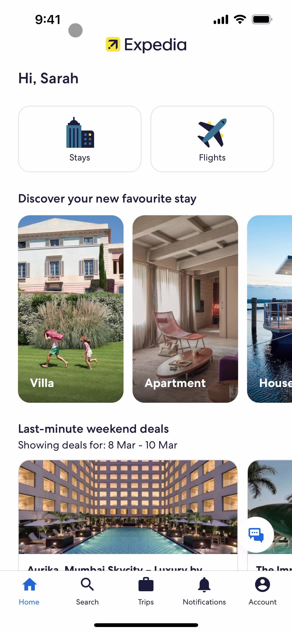 Logging in on Expedia video thumbnail