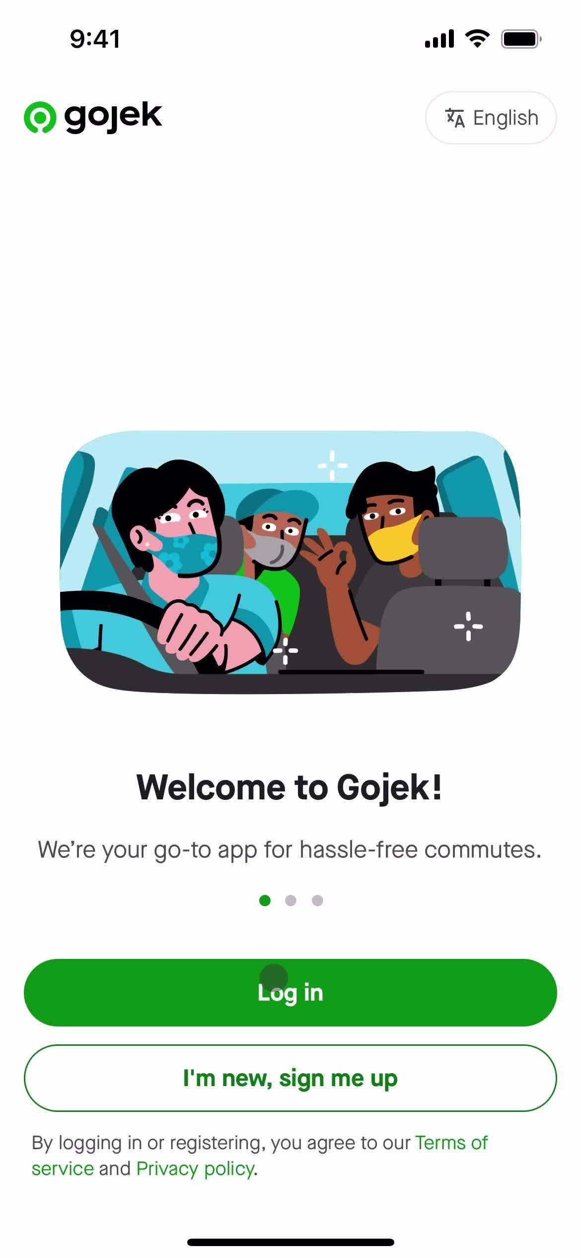 Logging in on Gojek video thumbnail