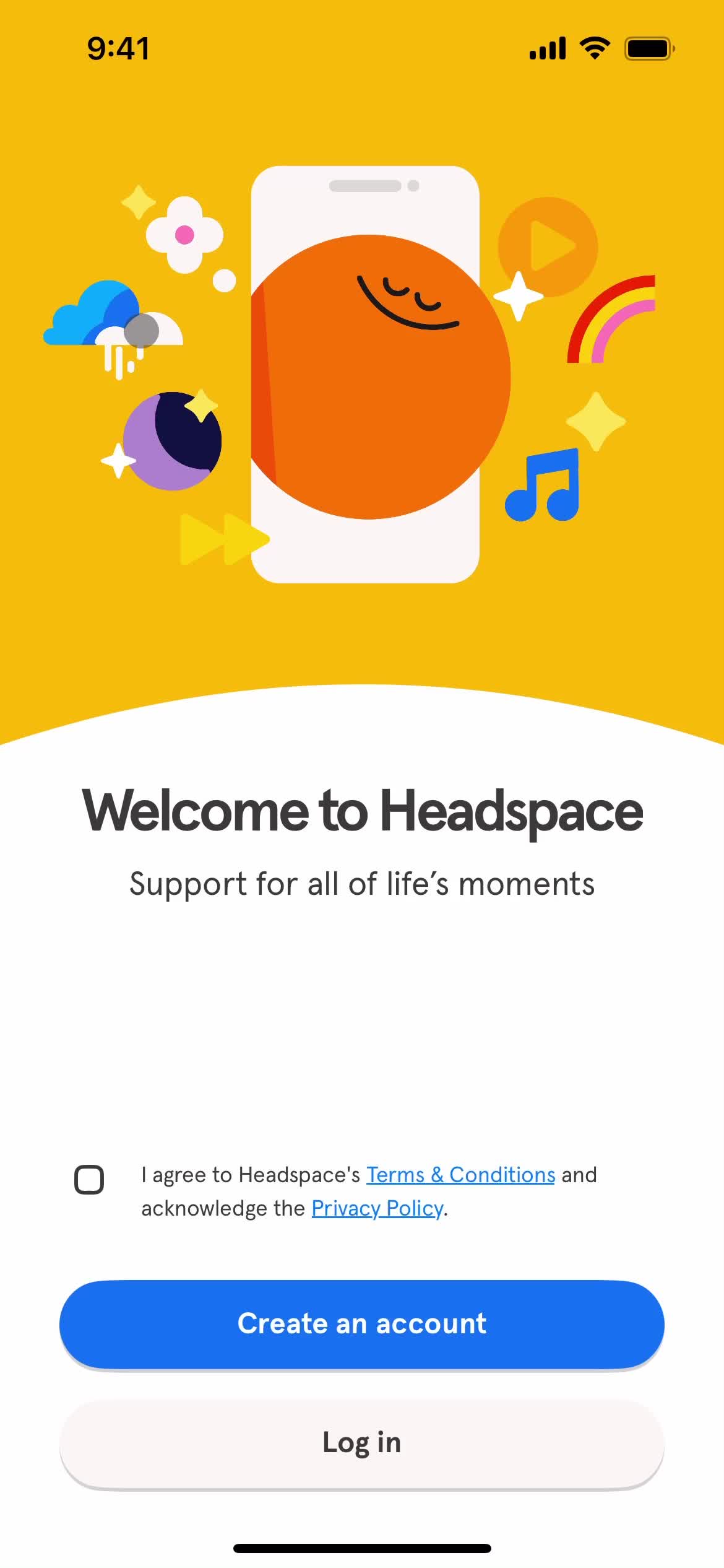 Logging in on Headspace video thumbnail