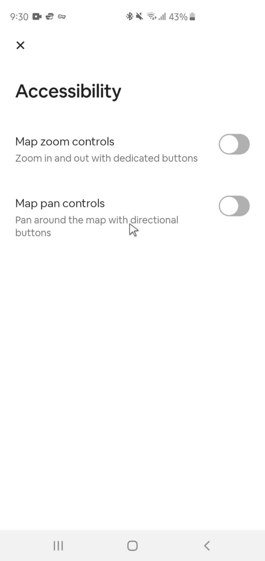 Settings screenshot