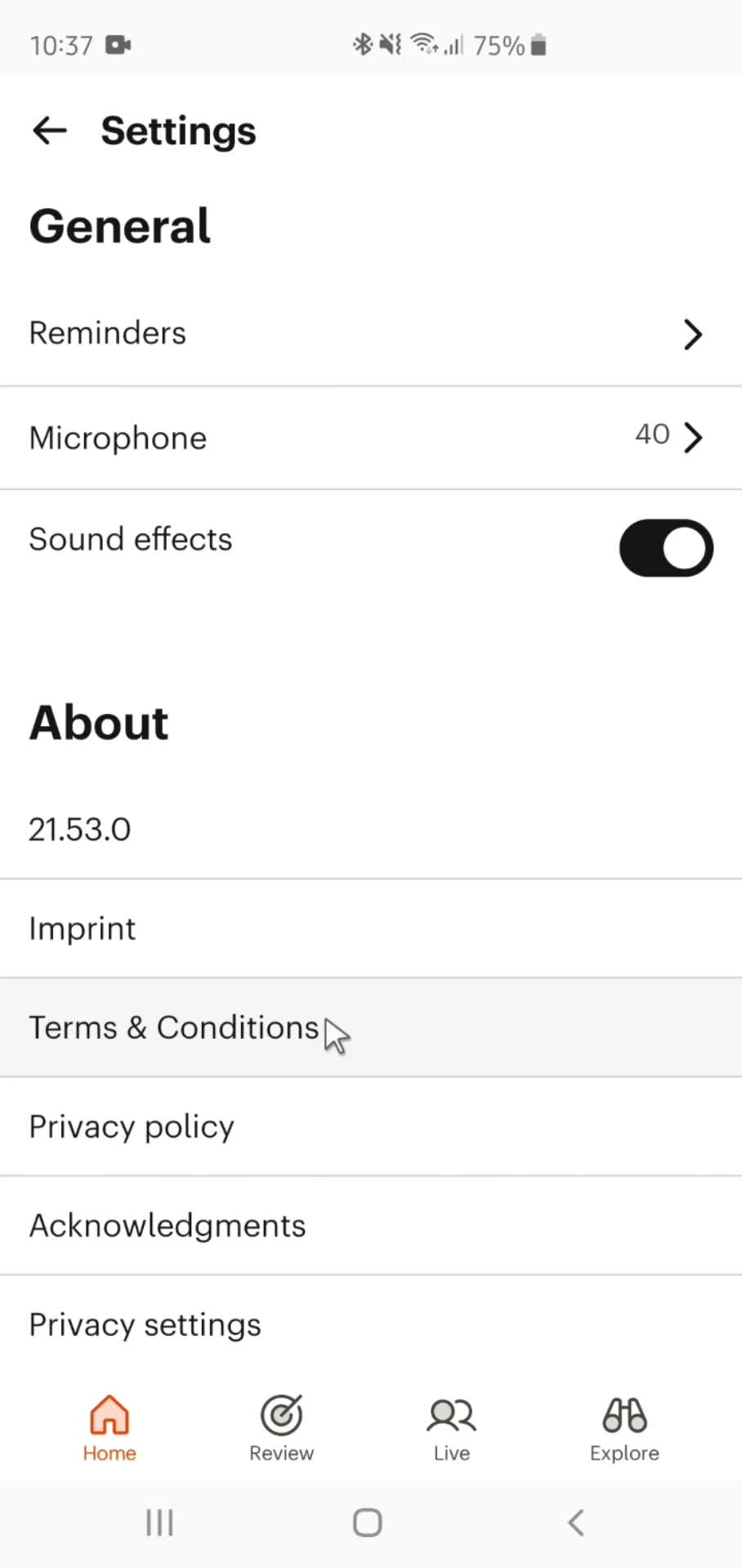 Settings on Babbel video thumbnail