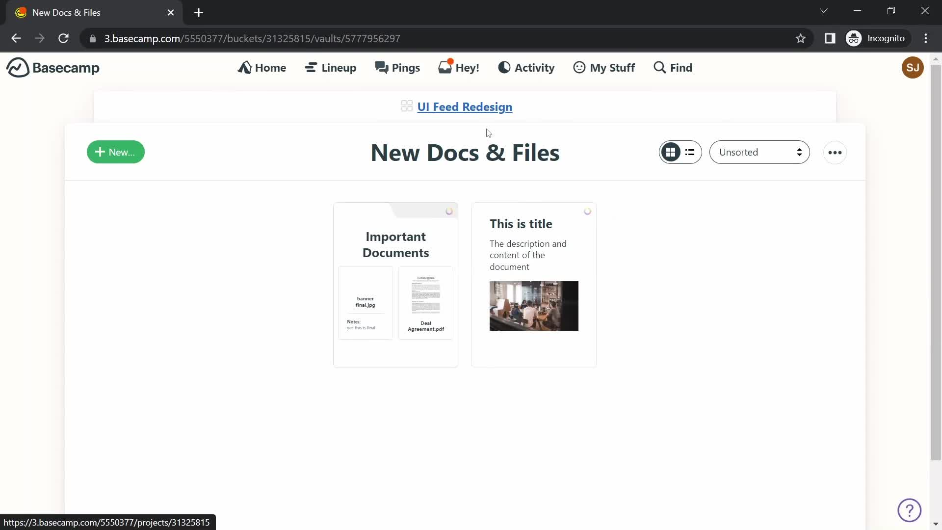 Managing files screenshot