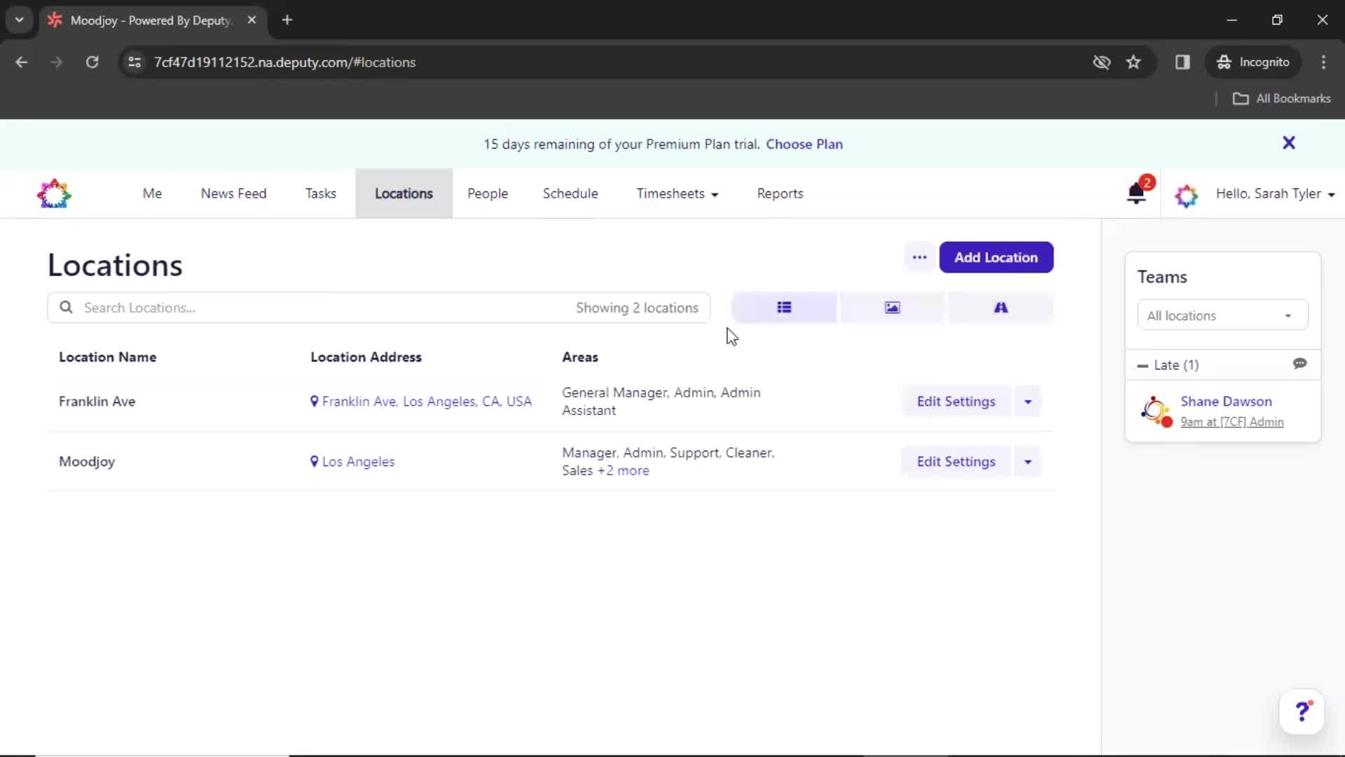 Managing locations on Deputy video thumbnail