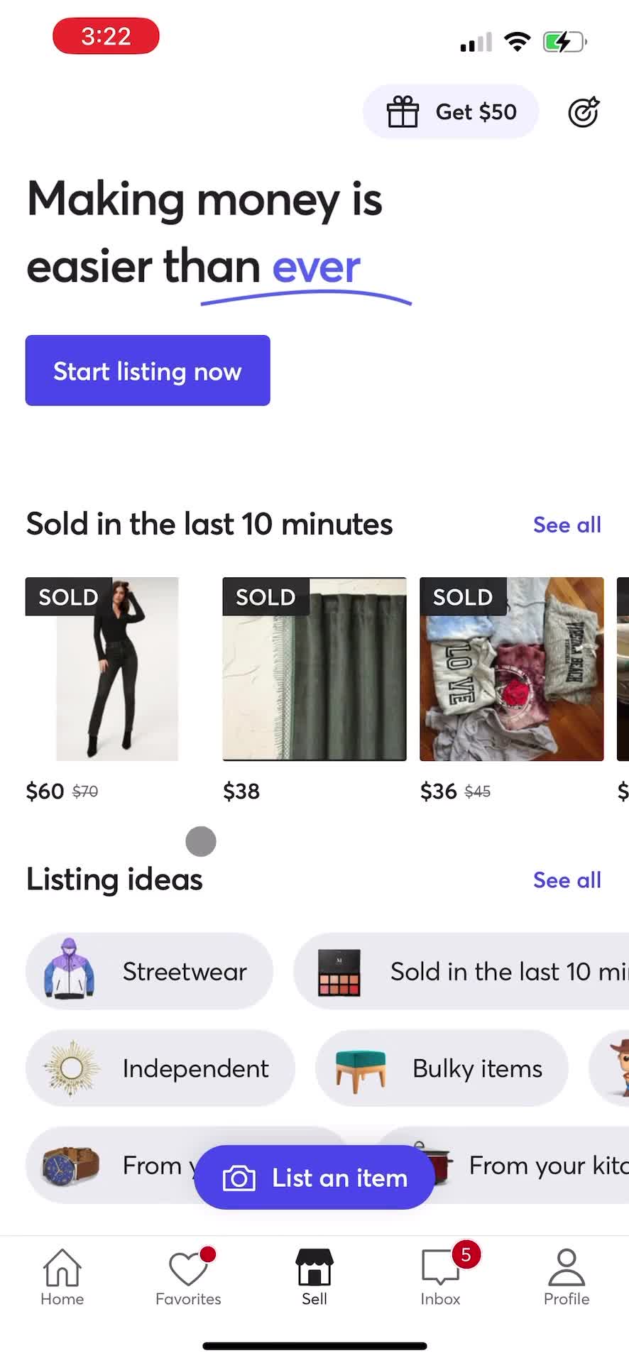 General browsing on Mercari video thumbnail