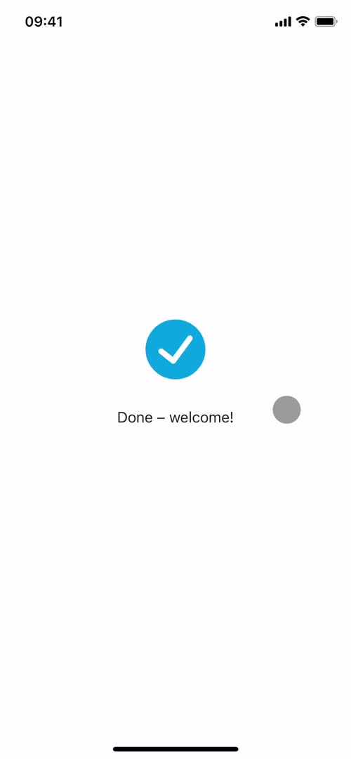 Onboarding screenshot