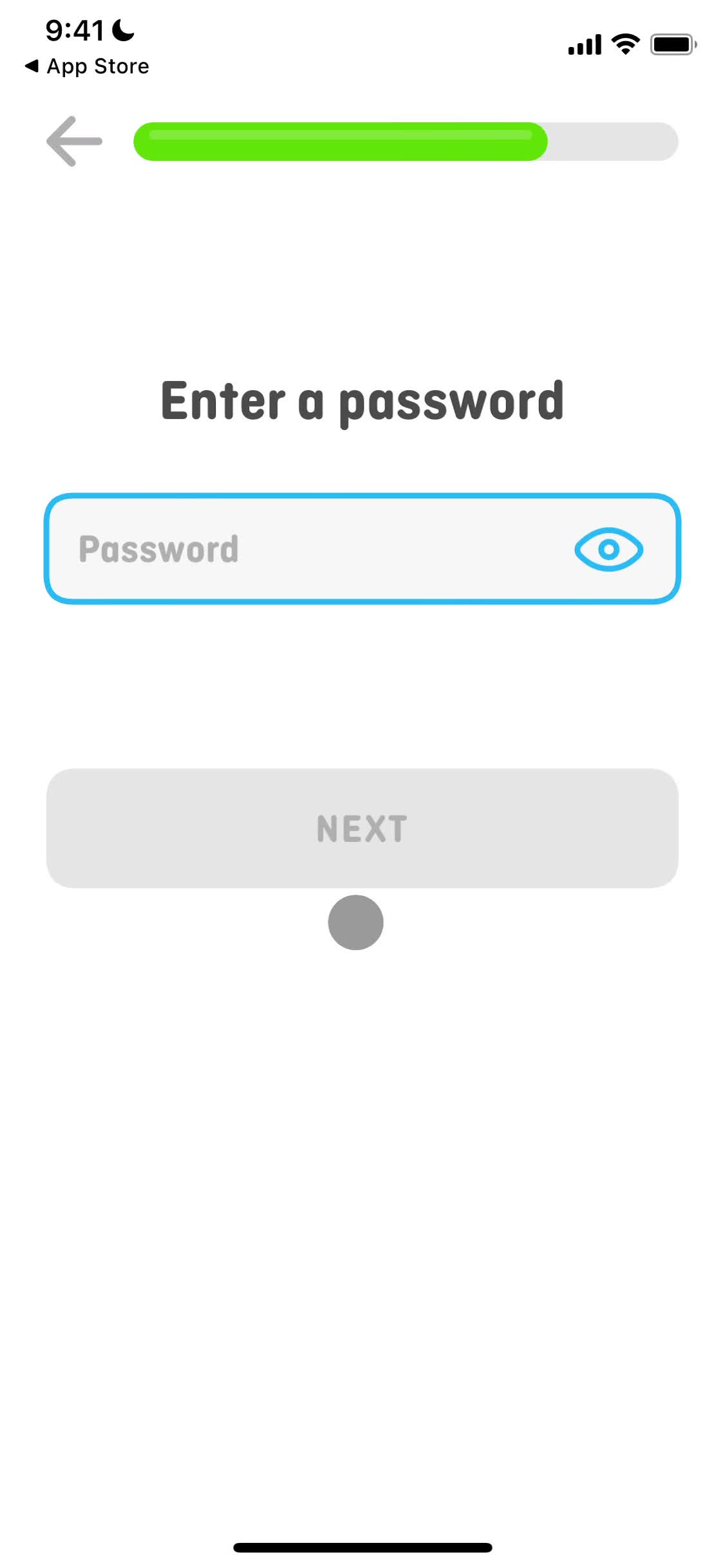 Onboarding screenshot