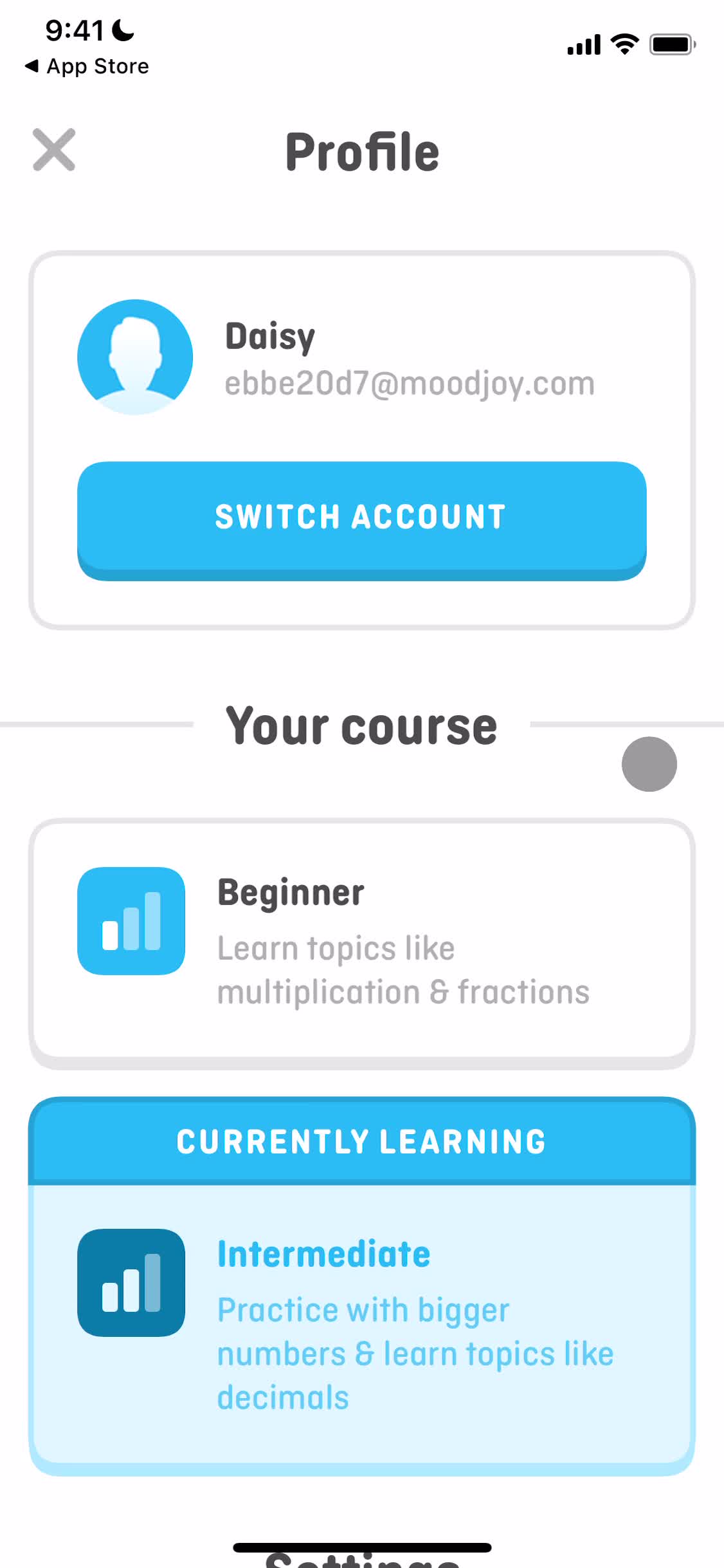 Onboarding screenshot