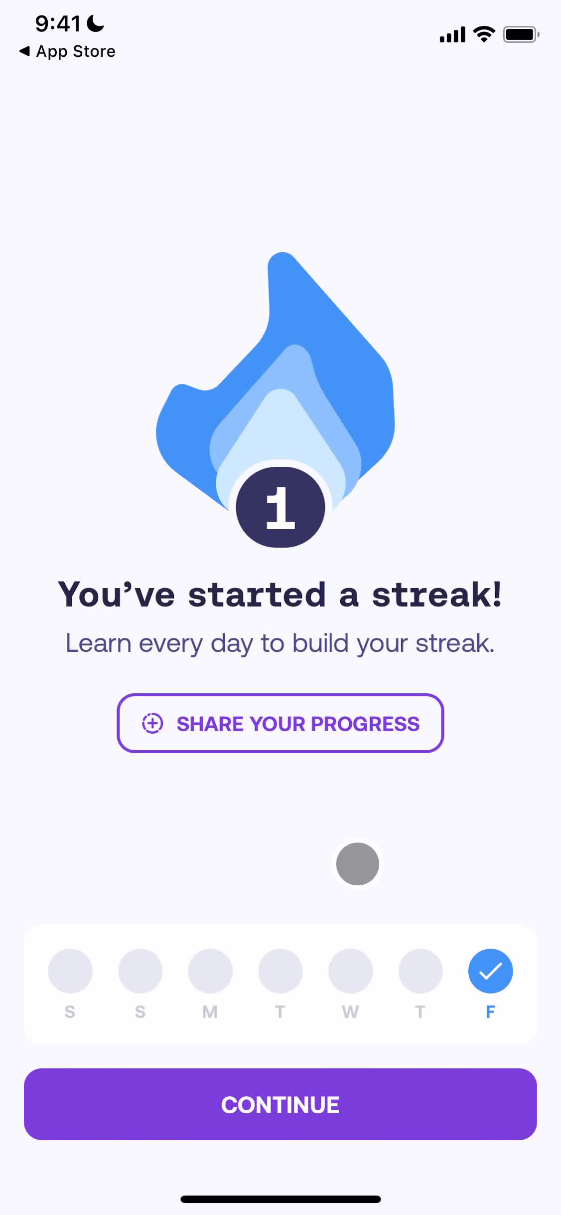 Onboarding screenshot