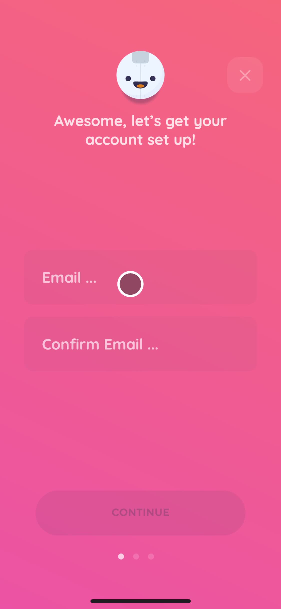 Onboarding screenshot