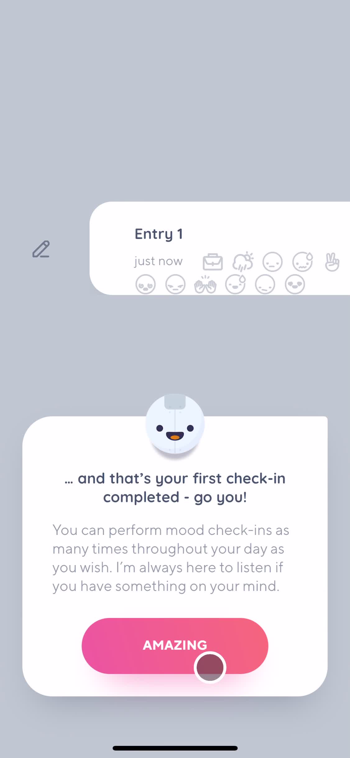 Onboarding screenshot