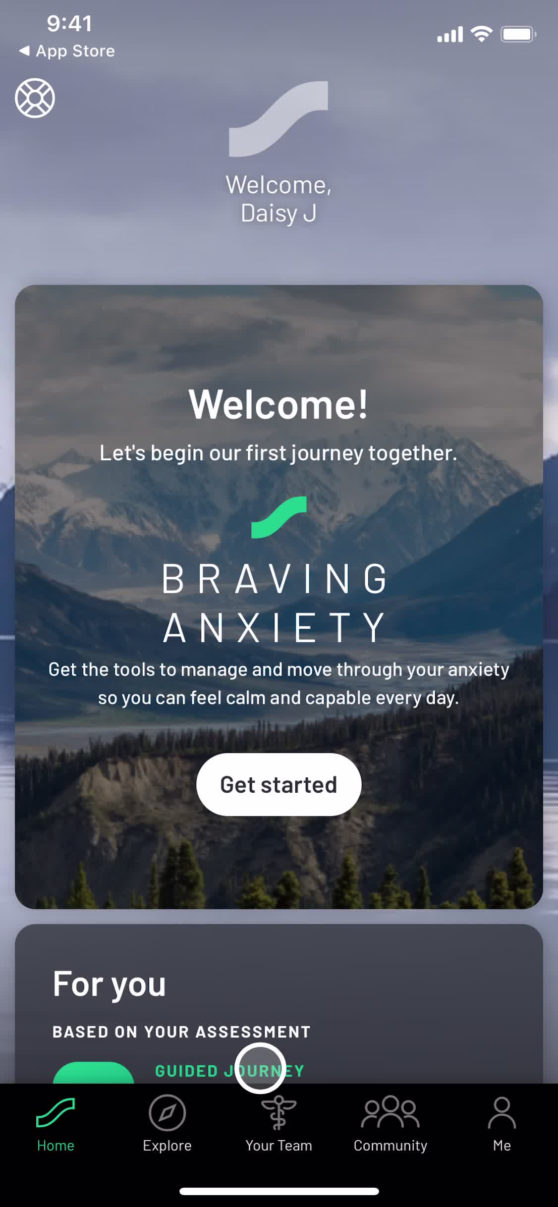 Onboarding screenshot