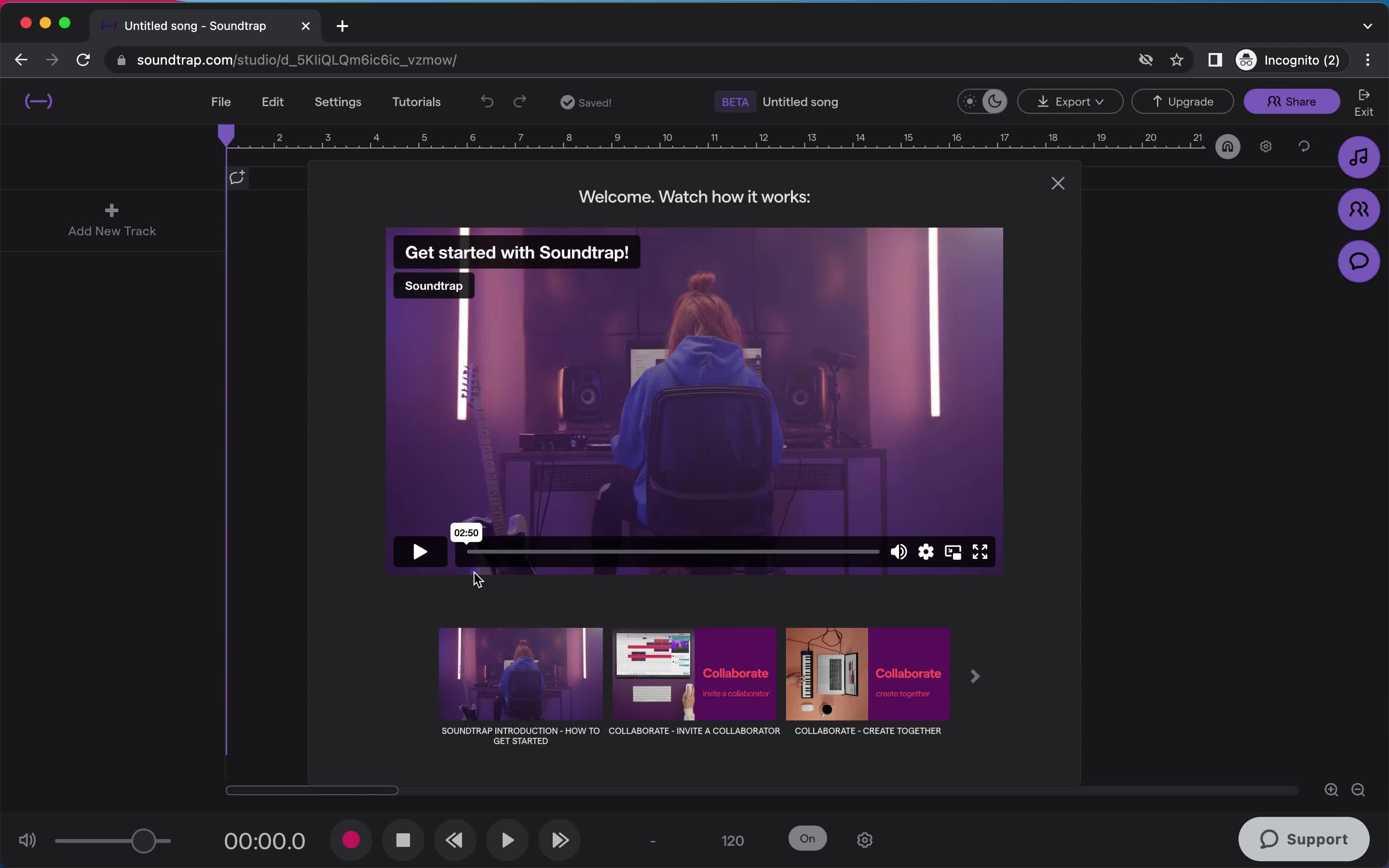 Onboarding on Soundtrap video thumbnail