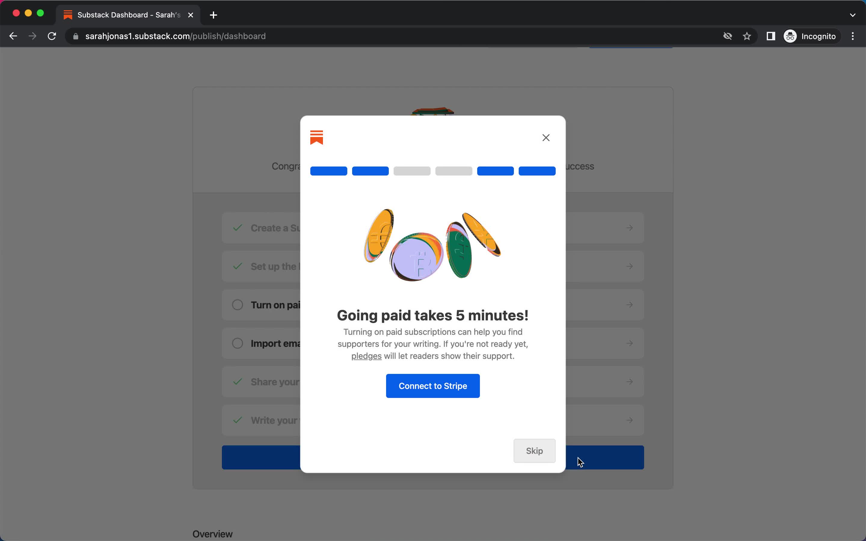 Onboarding screenshot