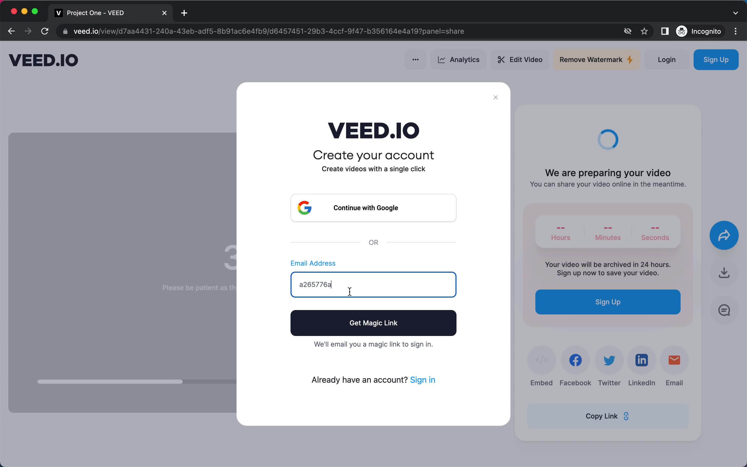 Onboarding screenshot