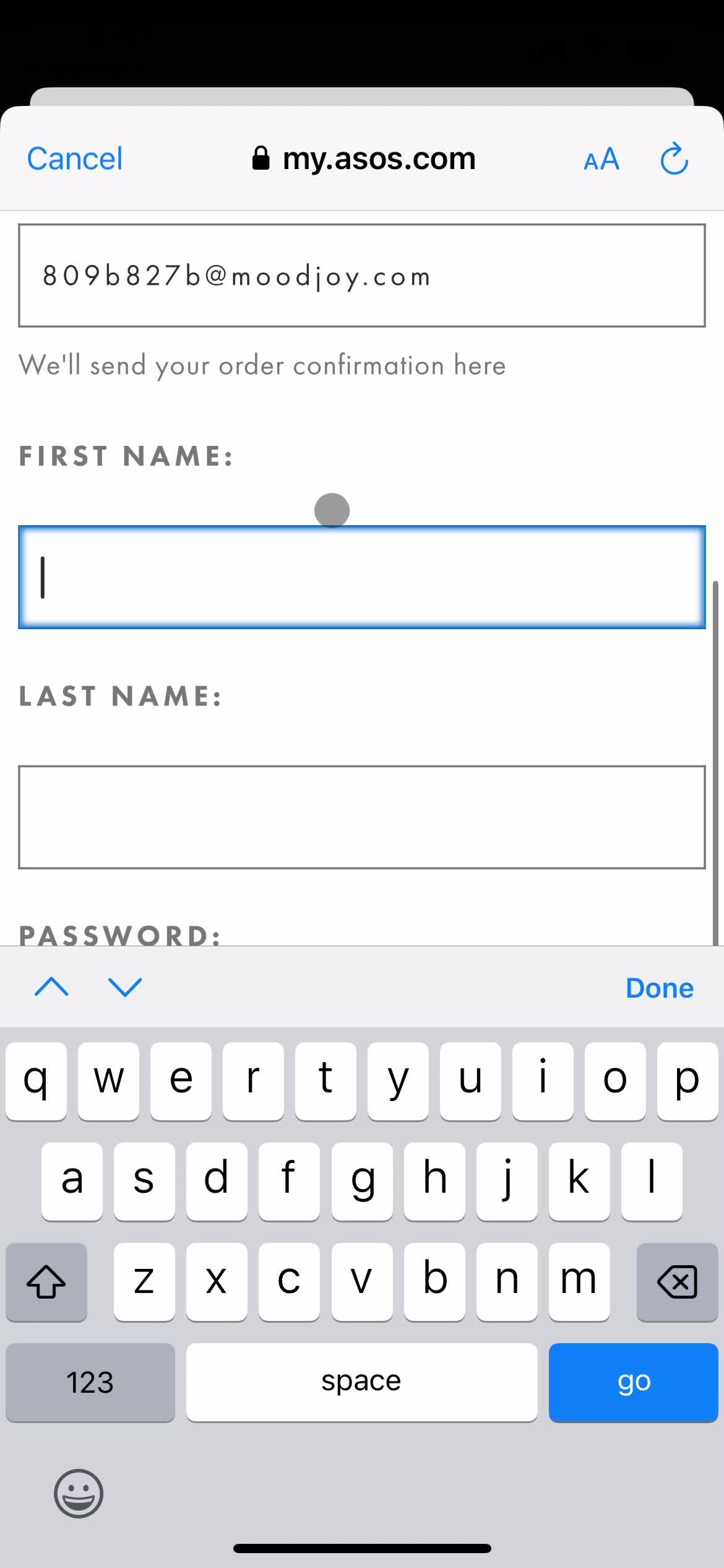 Onboarding screenshot