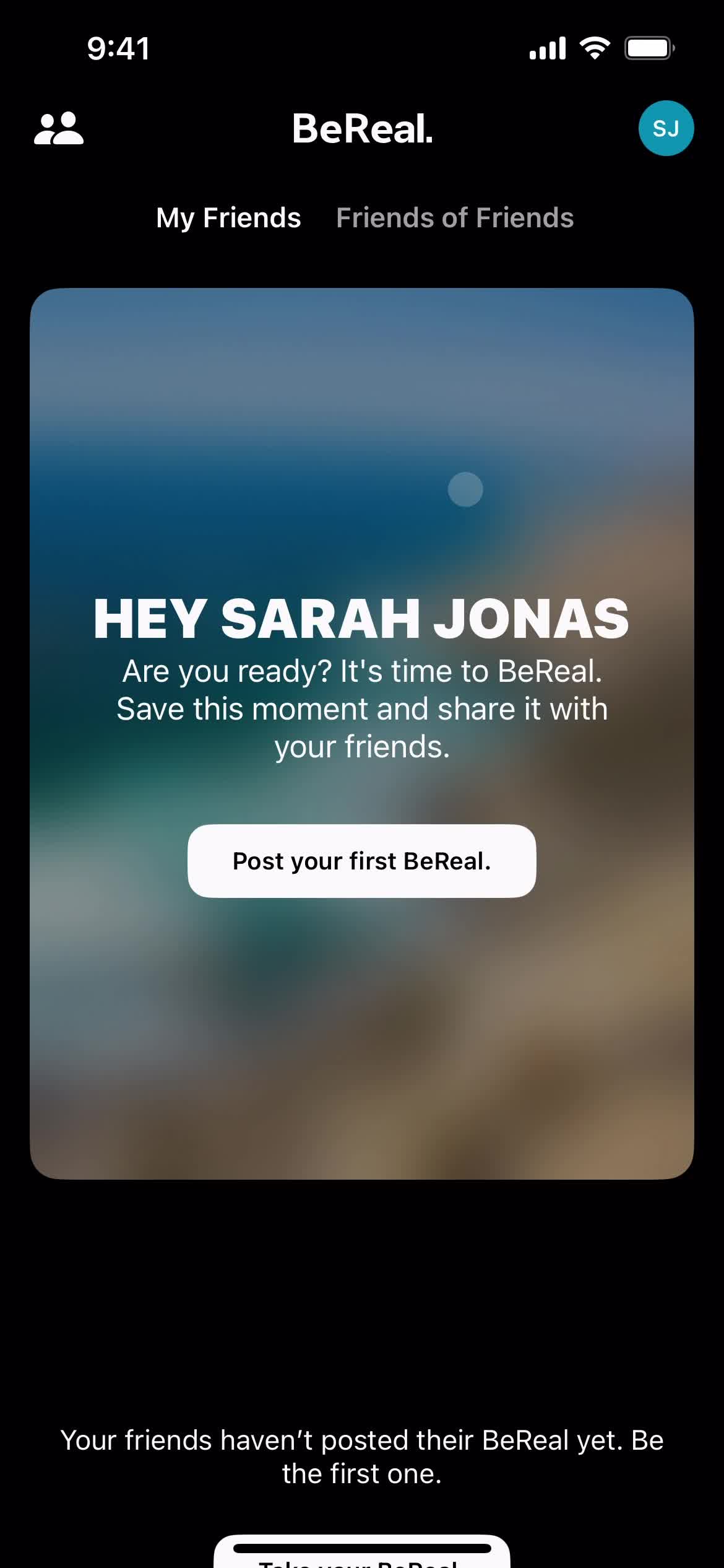 Onboarding screenshot