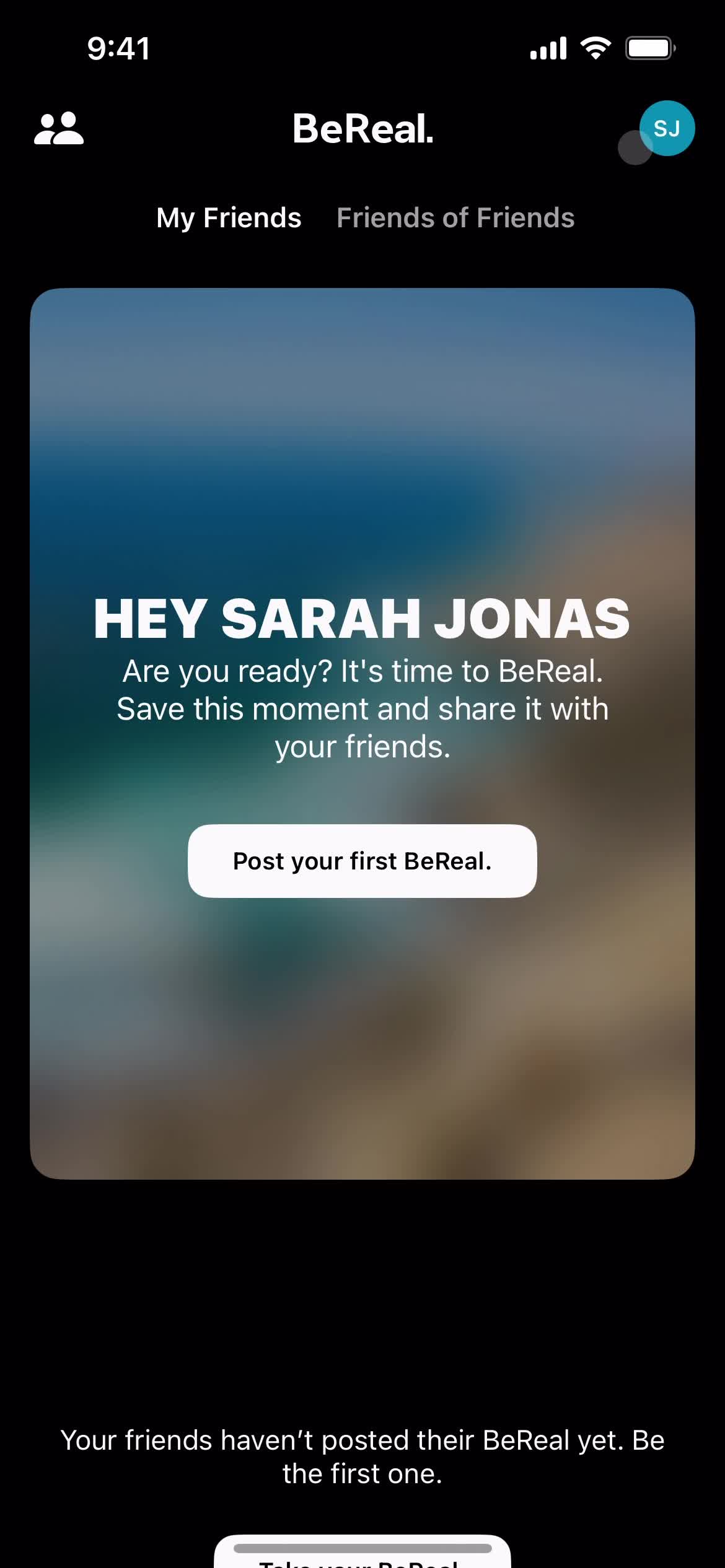 Onboarding screenshot