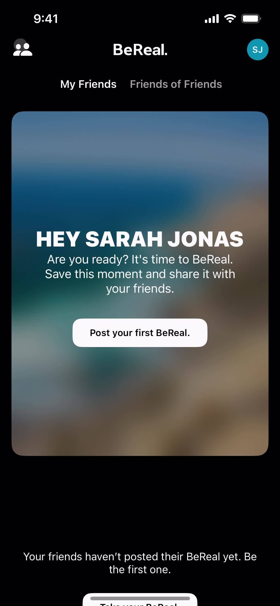 Onboarding screenshot