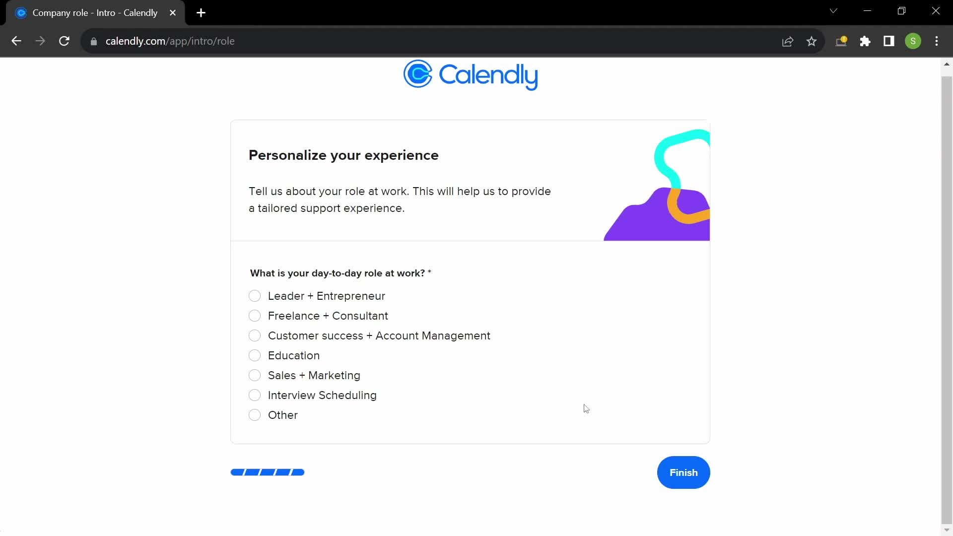 Onboarding screenshot