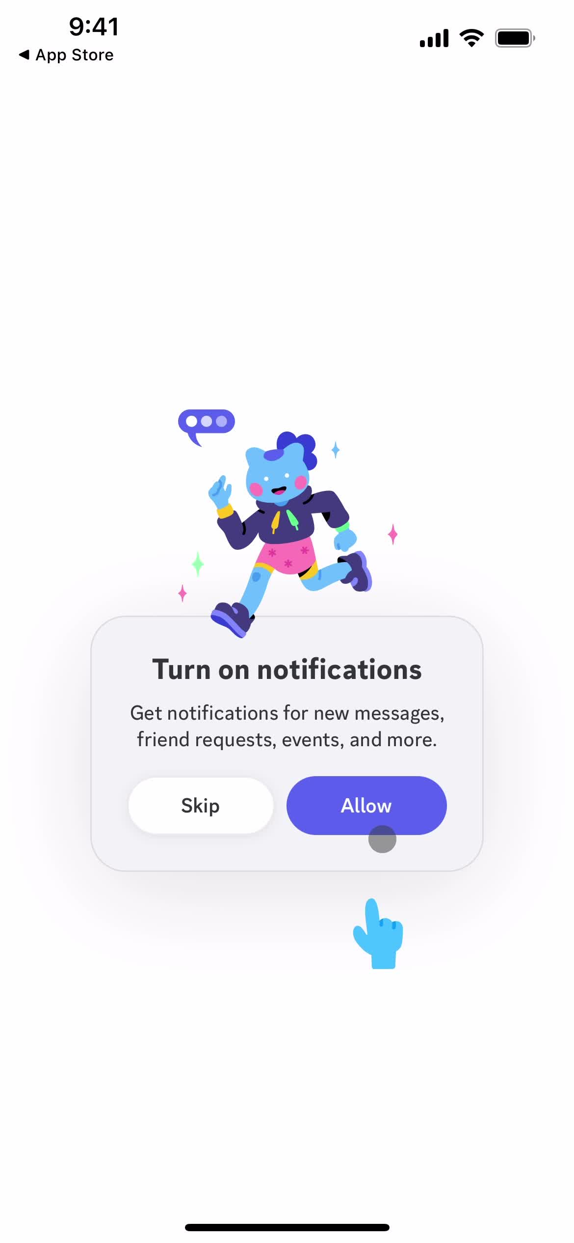 Onboarding screenshot