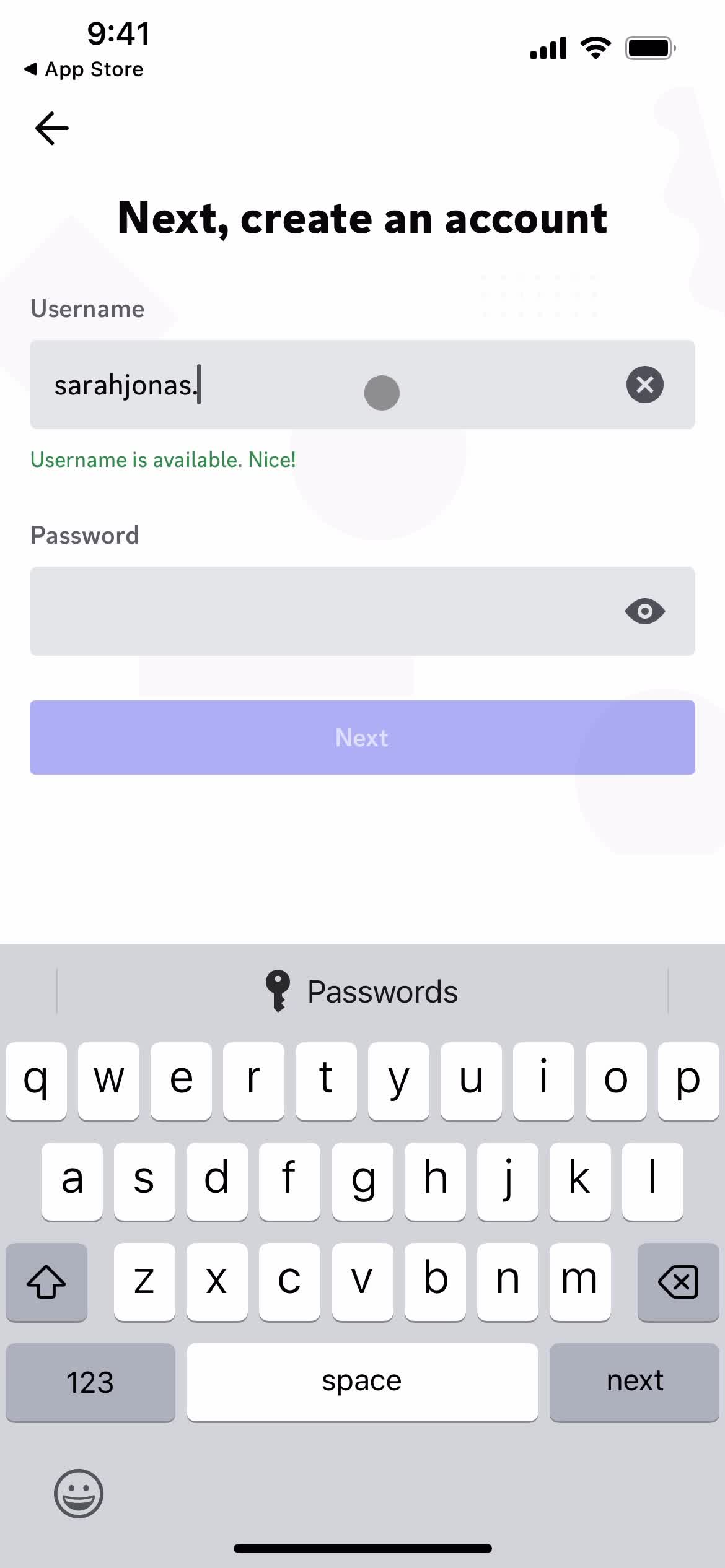 Onboarding screenshot