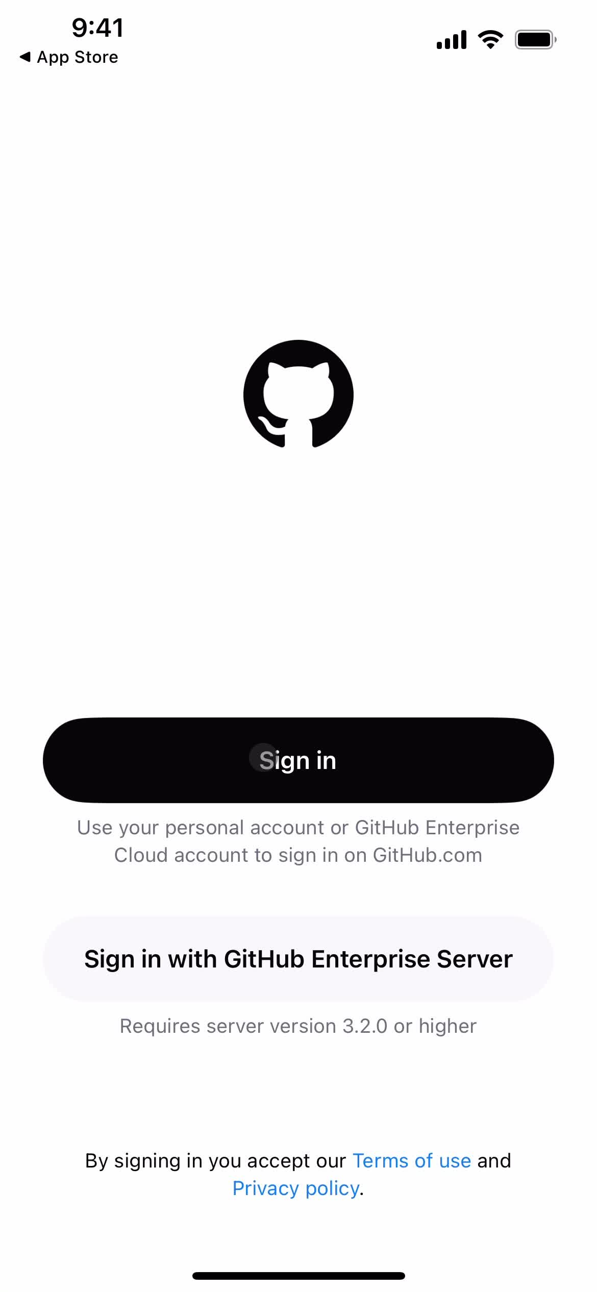 GitHub get started screenshot