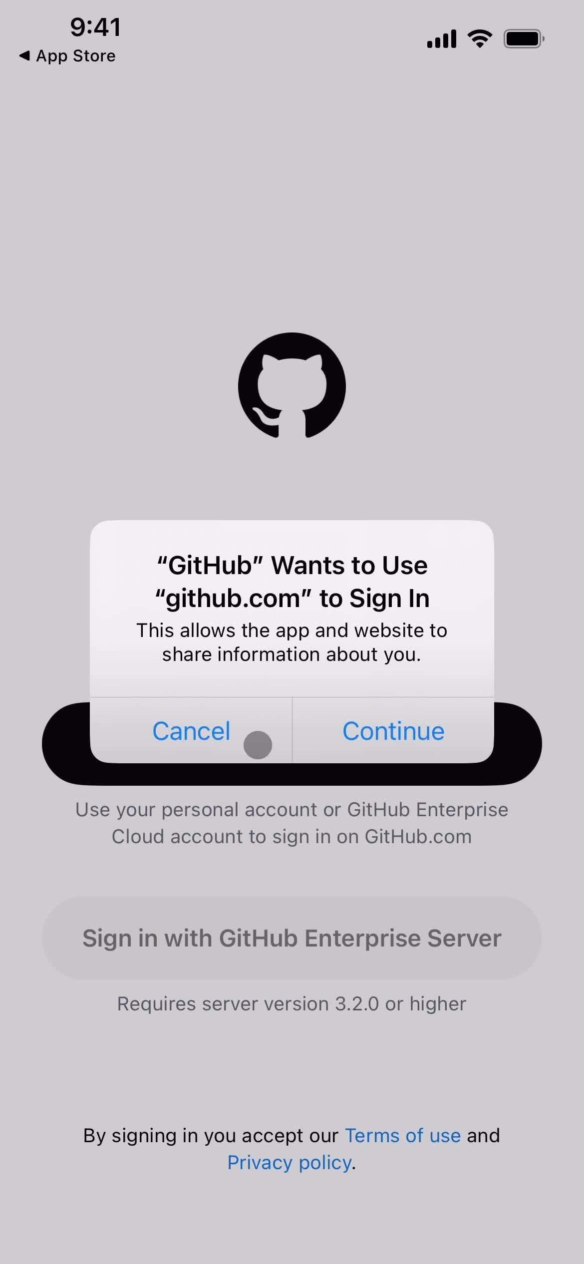 GitHub  screenshot