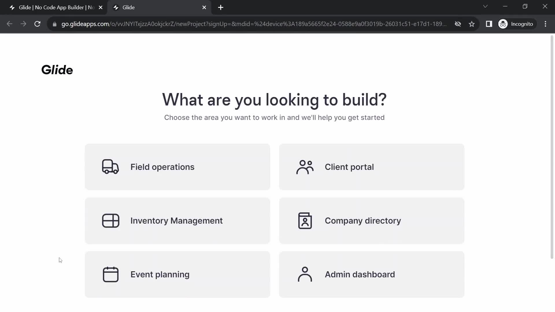 Onboarding screenshot