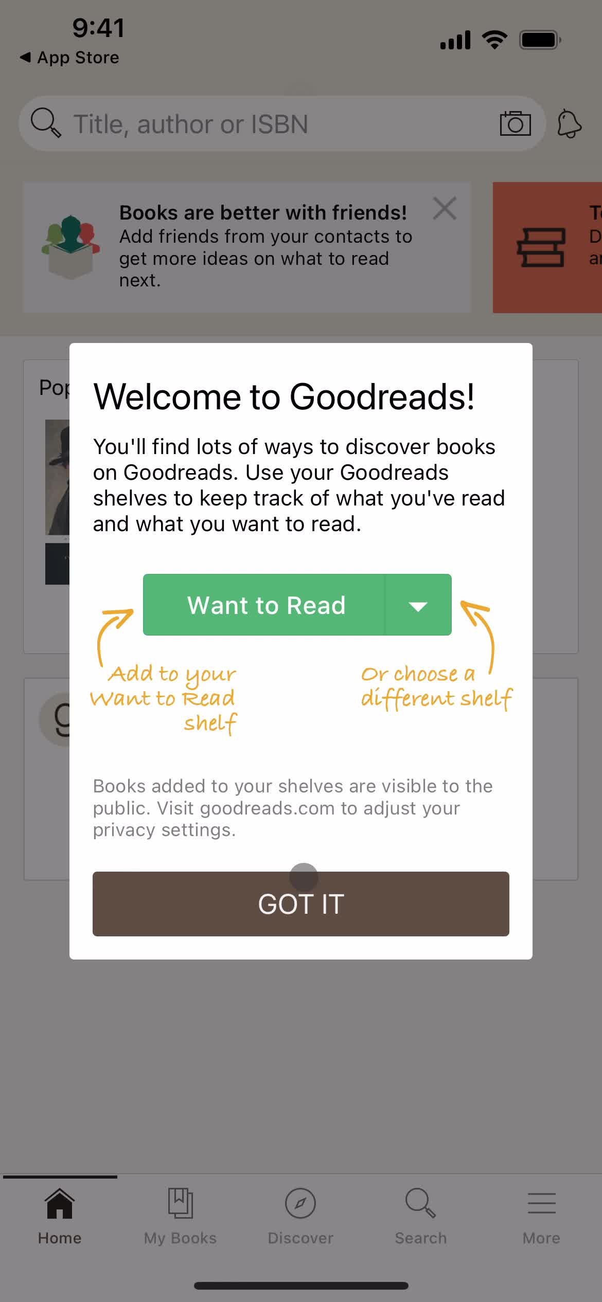 Onboarding on Goodreads video thumbnail