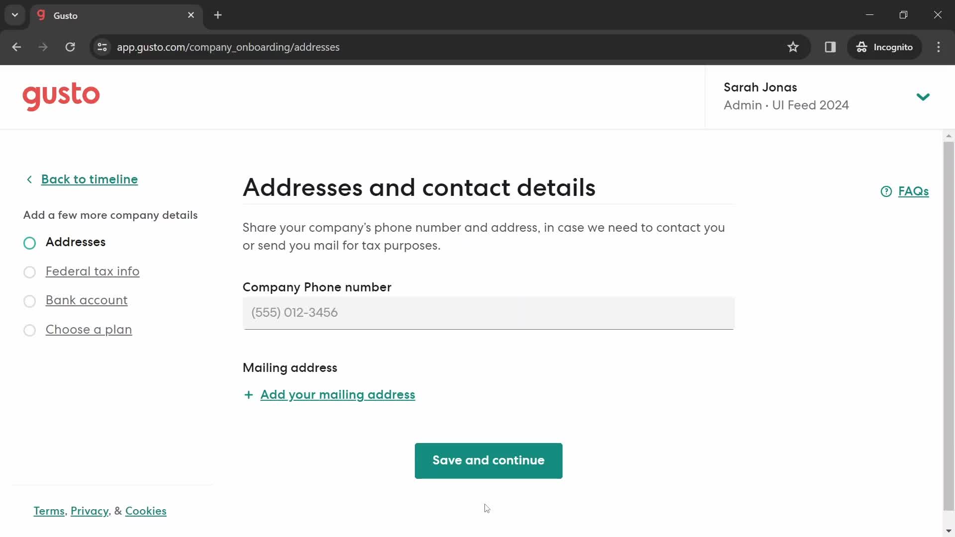 Onboarding screenshot