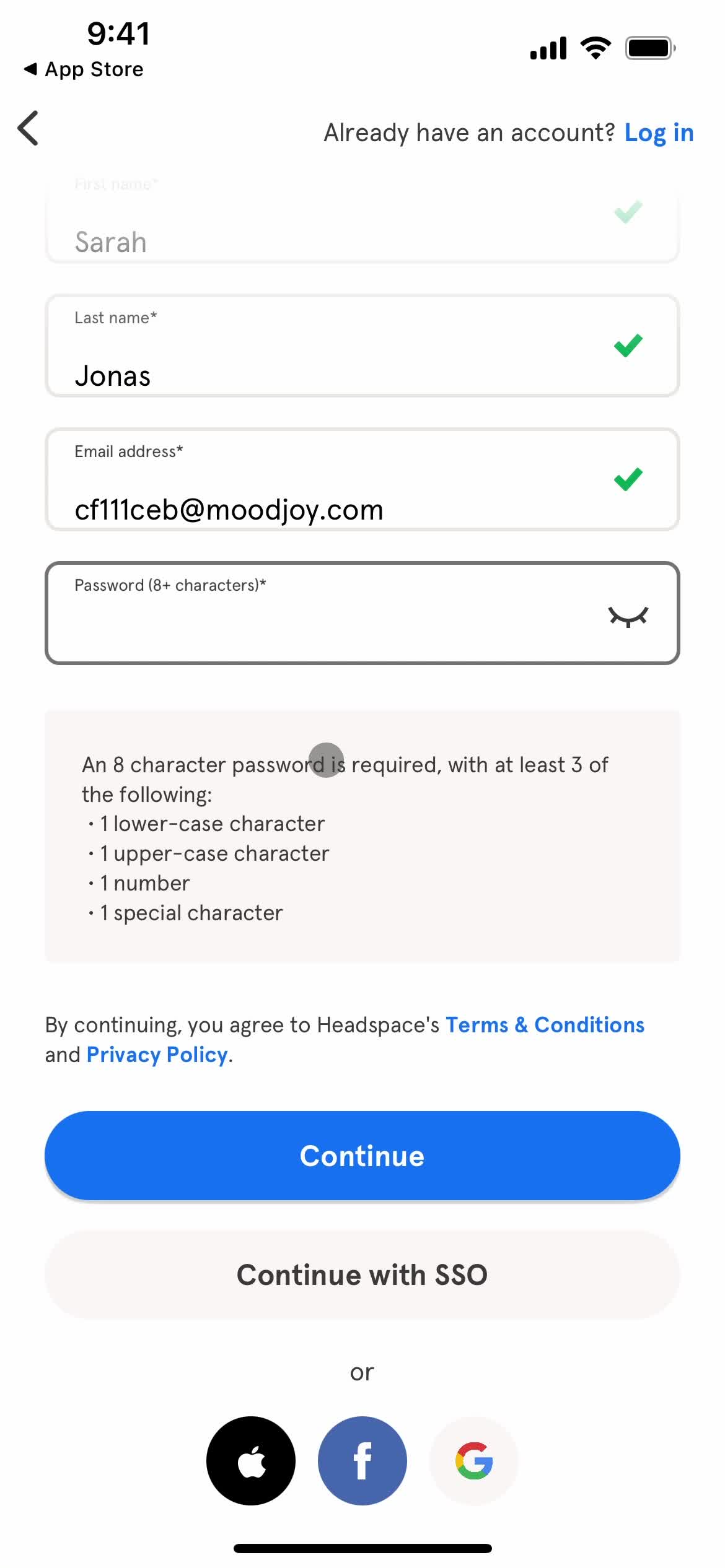 Onboarding screenshot