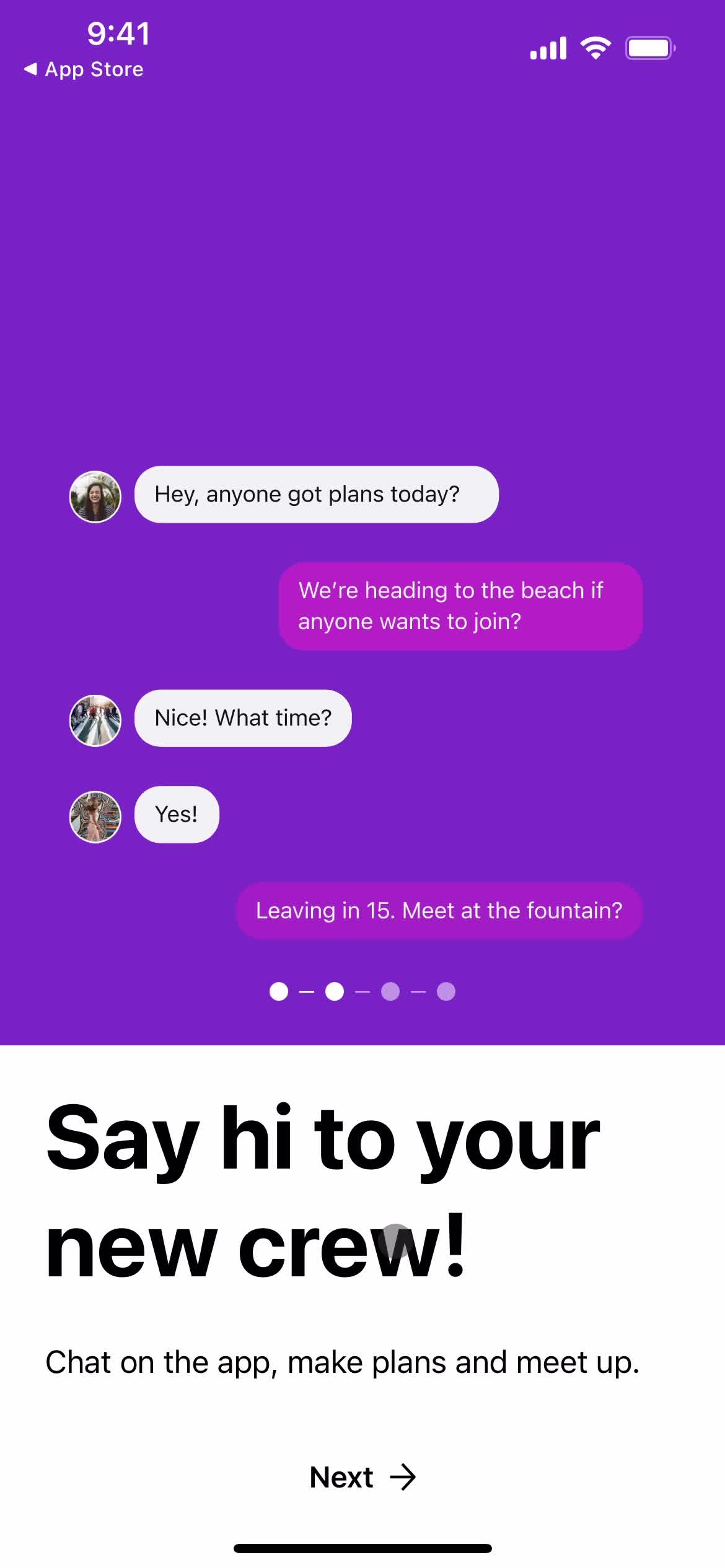 Onboarding screenshot