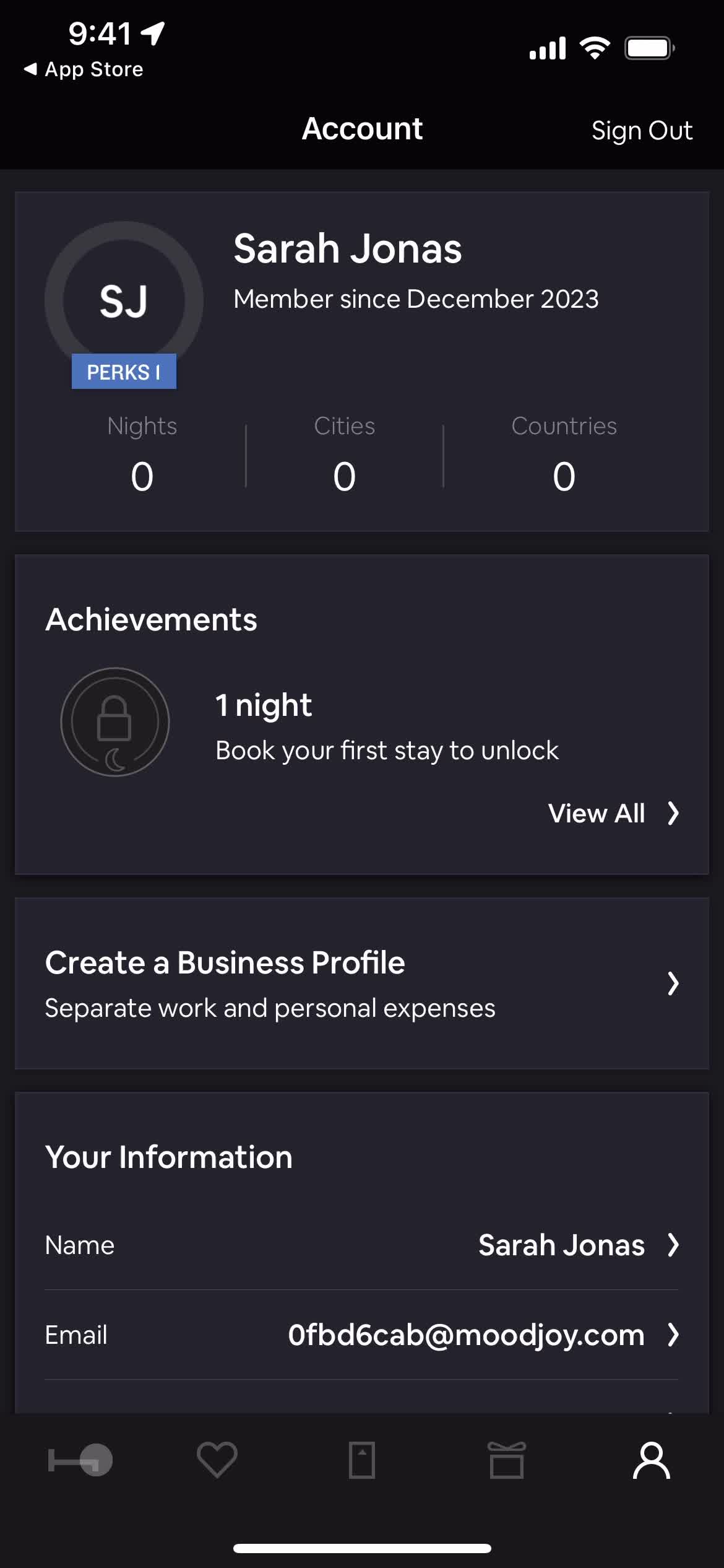 Onboarding screenshot