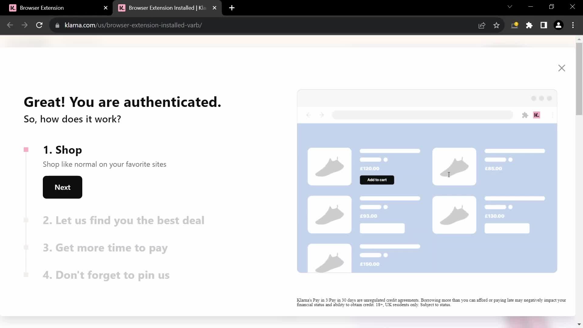 Onboarding screenshot