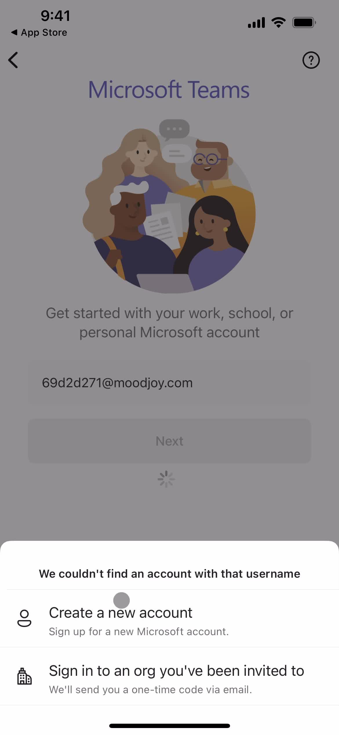 Onboarding screenshot