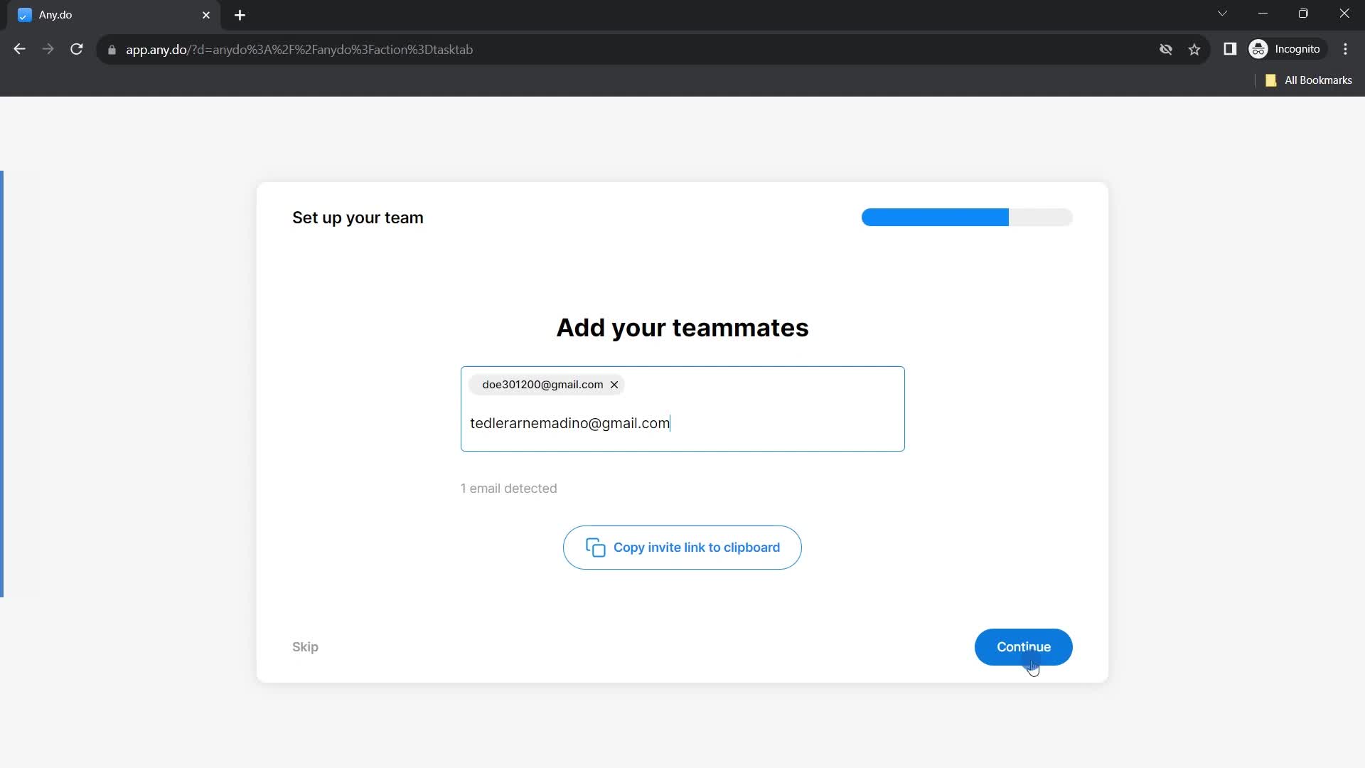 Onboarding screenshot