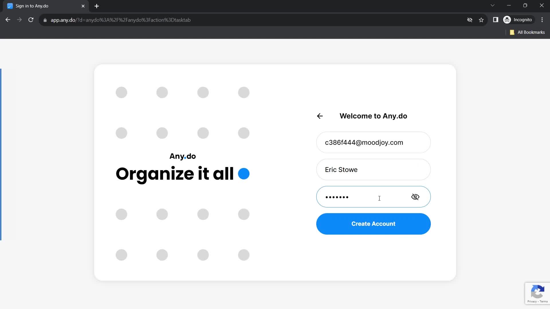 Onboarding screenshot